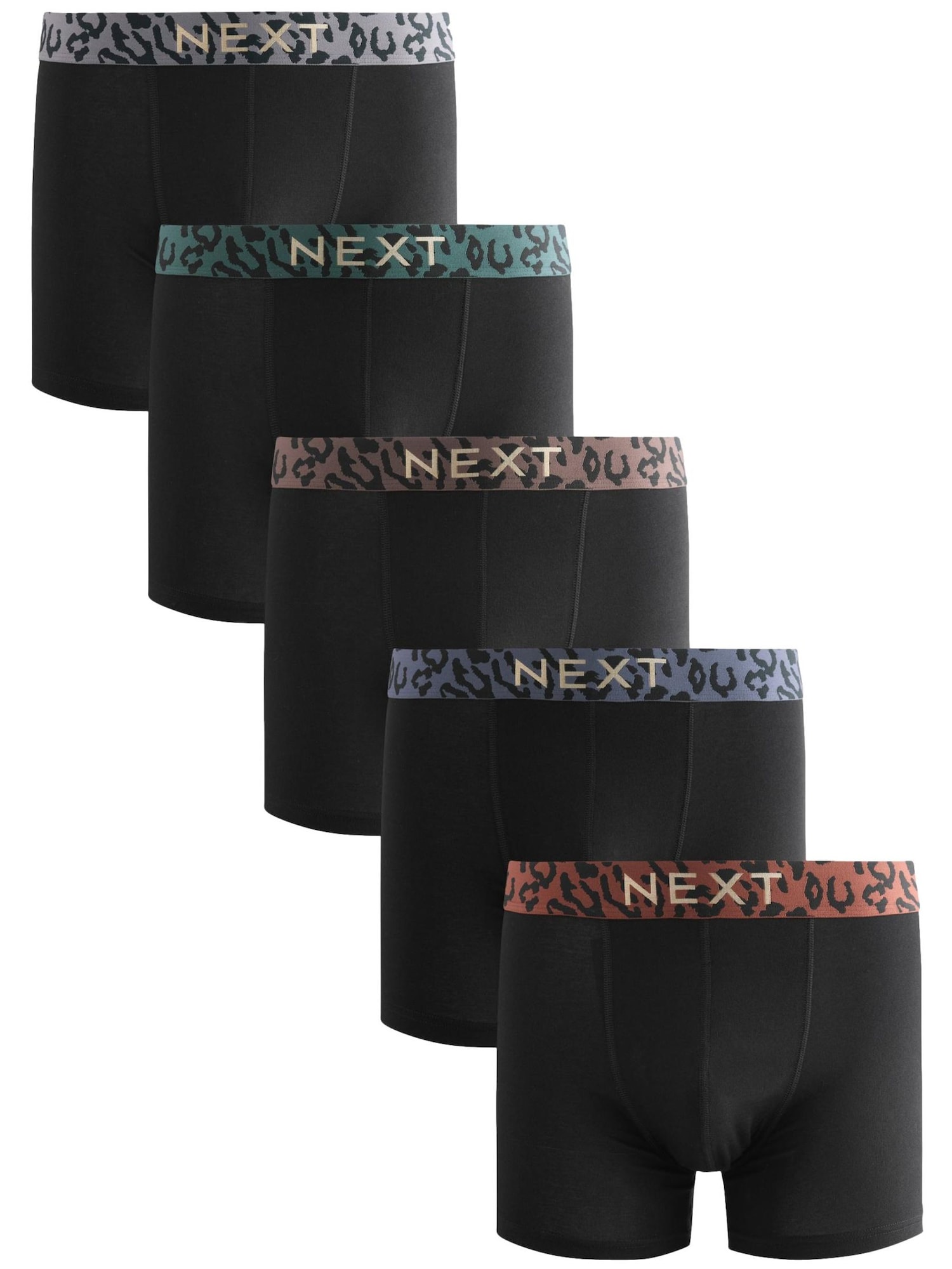 Next Boxeri  bleumarin / maro / verde închis / negru