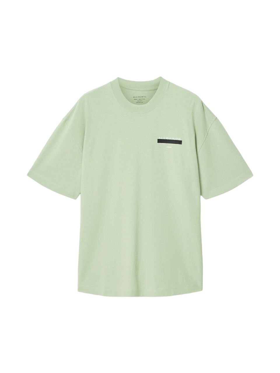 T-shirt 'REDACT' ljusgrön / svart