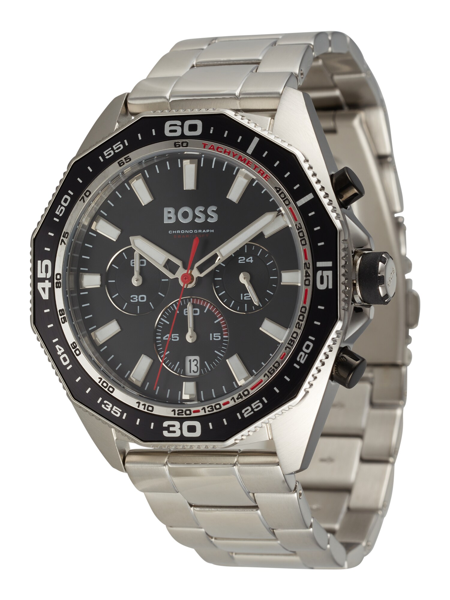 BOSS Black Relógios analógicos  preto / prata