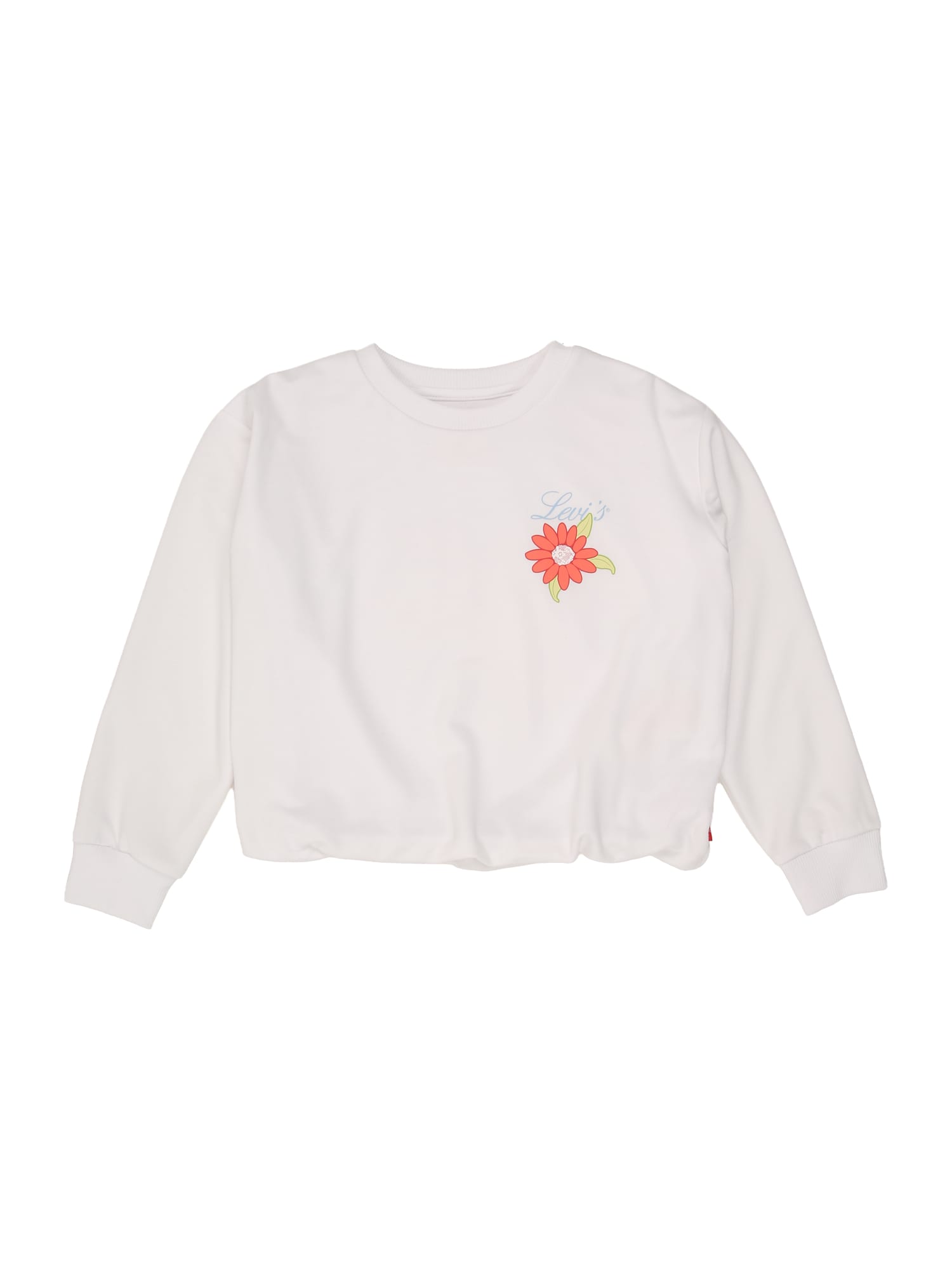 Levis Kids Bluză de molton albastru deschis / verde pastel / corai / alb