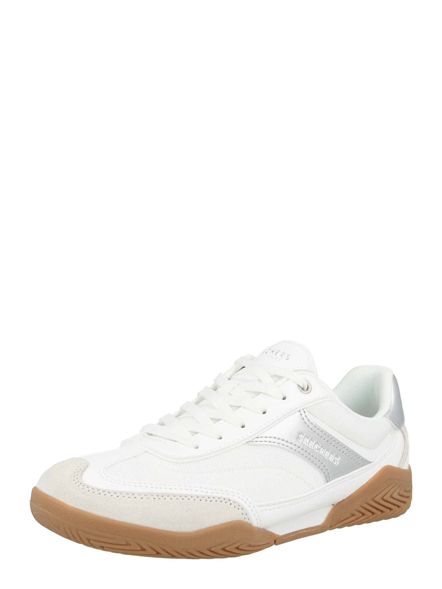 SKECHERS Sneaker low 'ZINGER EVO-WORLD STRIKER'  gri piatră / argintiu / alb