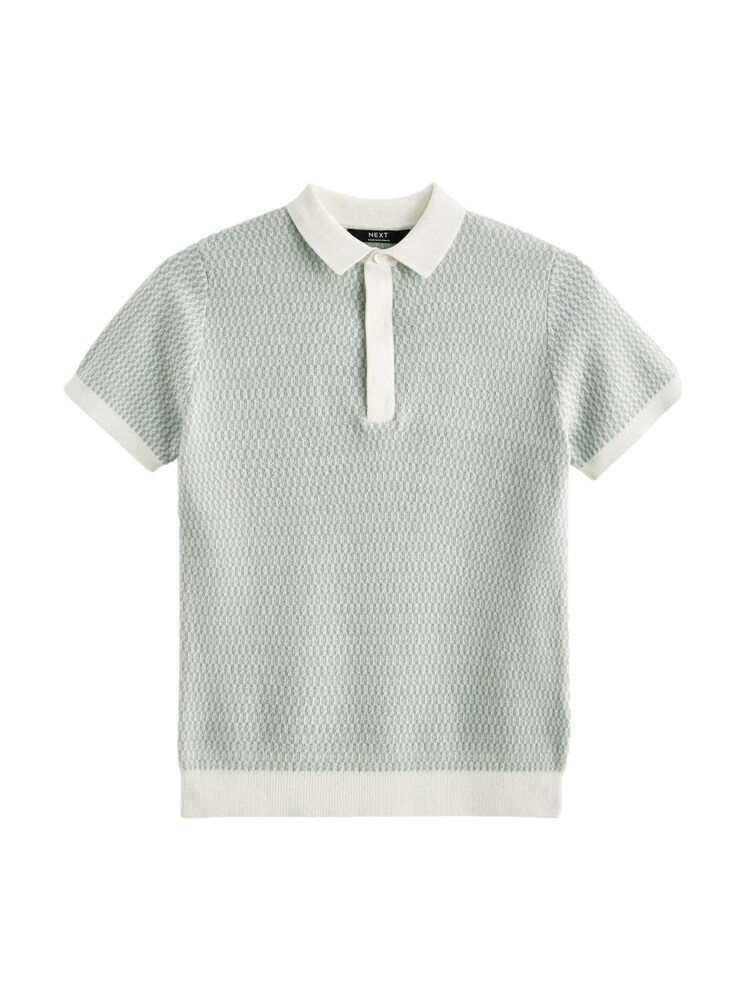 Next Poloshirt Jungen Größe 140 hellblau / weiß