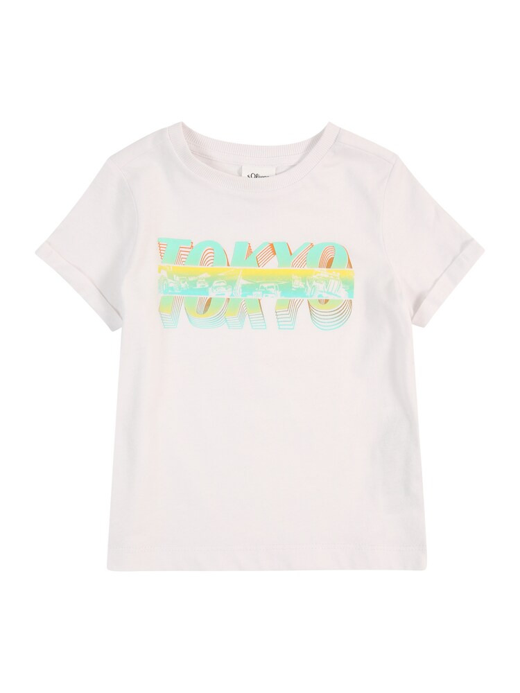 s.Oliver Shirt Jungen Größe 128/134 türkis / gelb / orange / weiß