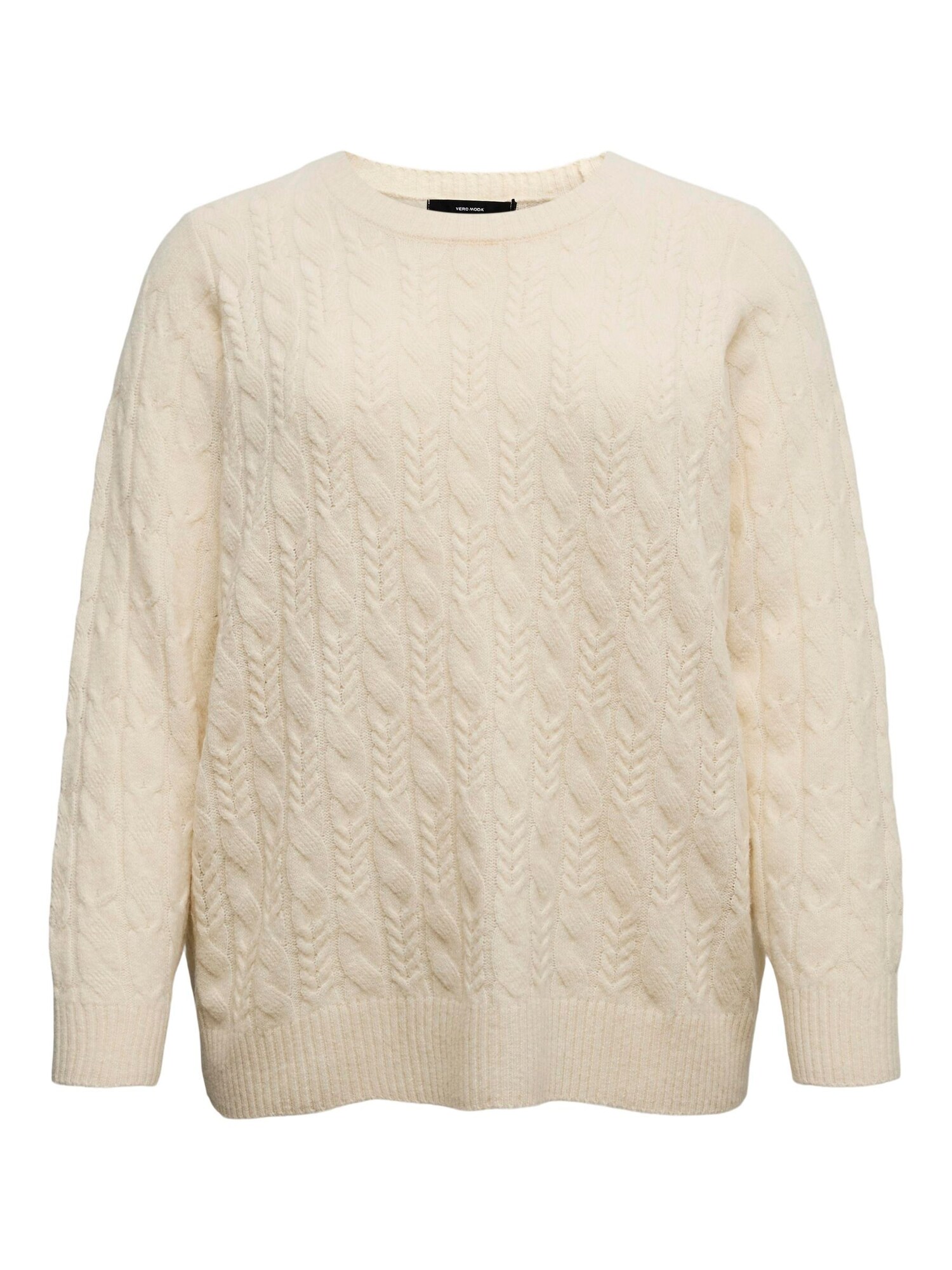 Vero Moda Curve Jersey 'CARIES' ecru