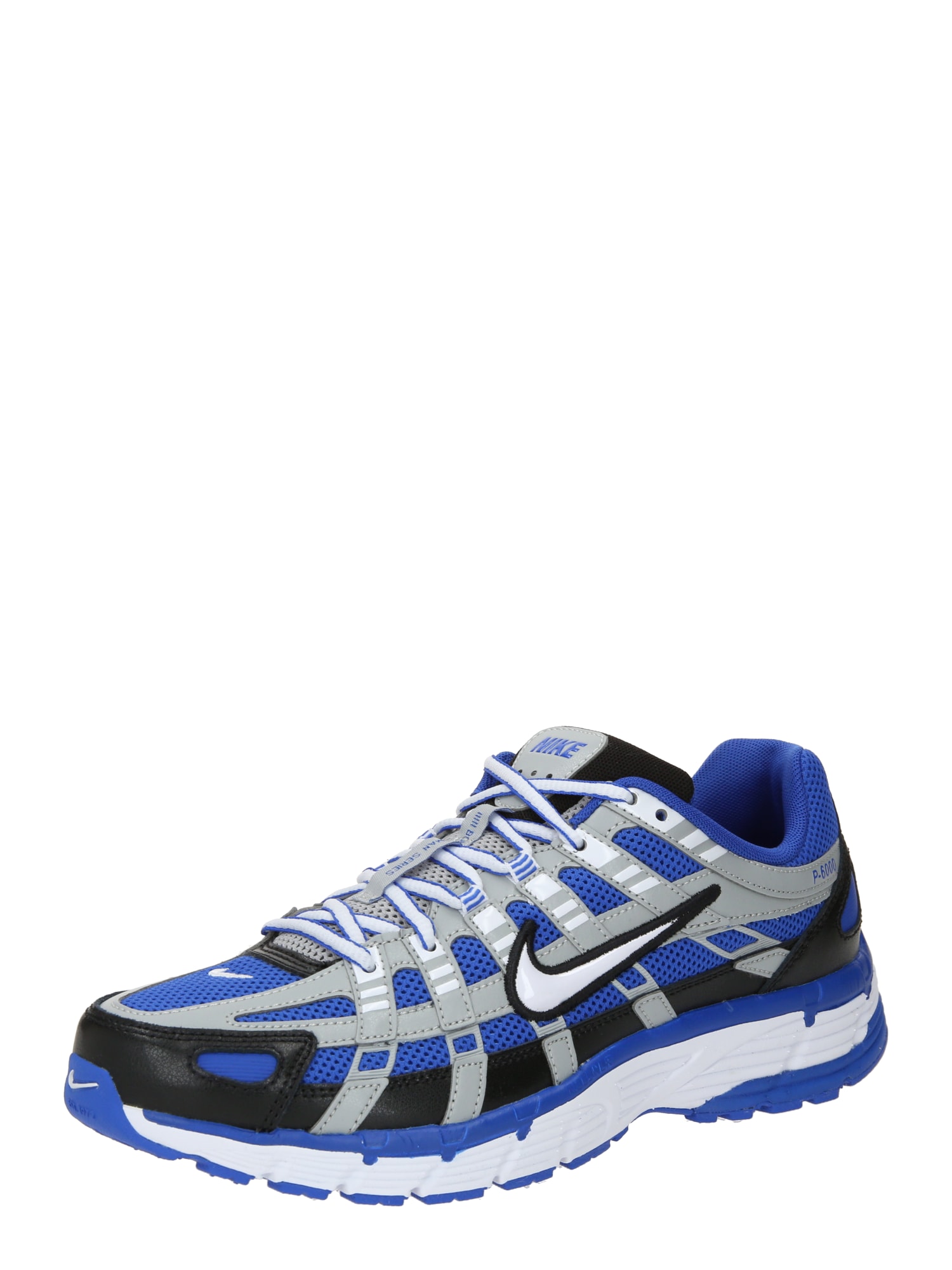 Nike Sportswear Nízke tenisky 'P-6000'  modrá / striebornosivá / čierna / biela