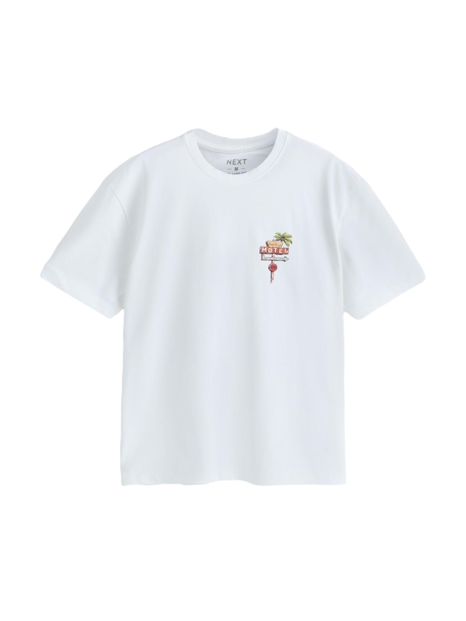 Next Tricou verde jad / magenta / roz pal / alb