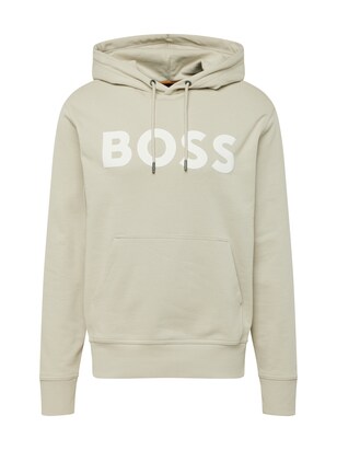 Boss Sweatshirt ‘Webasic’ Taupe / Wit