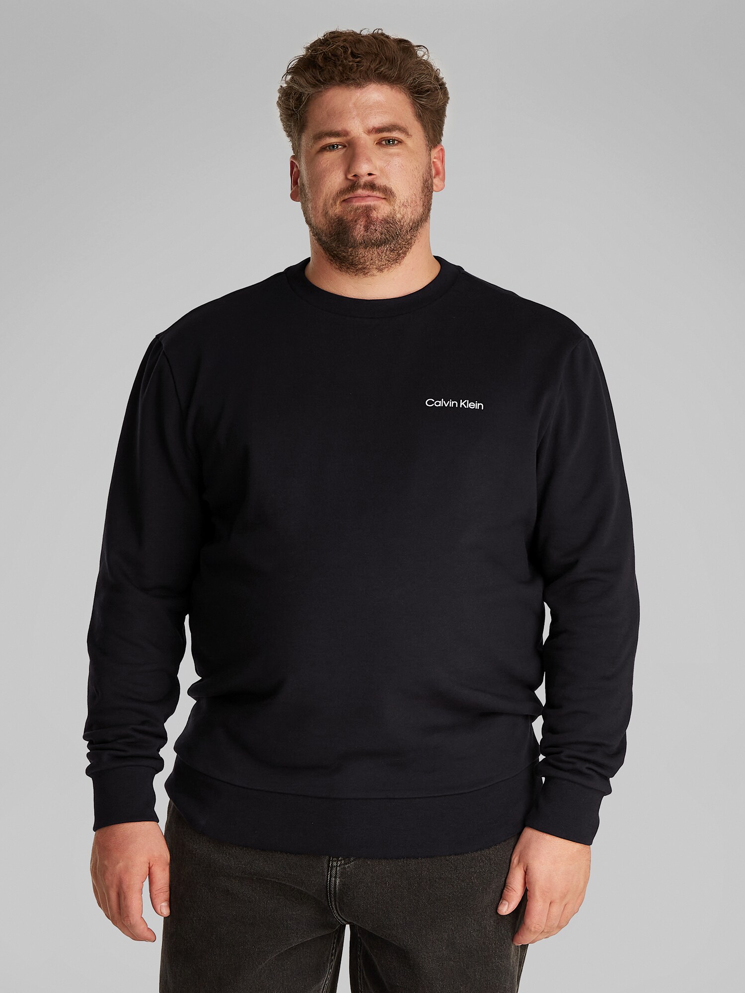 Calvin Klein Big & Tall Tréning póló  fekete / fehér termék 2. képe