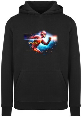 F4NT4STIC Sweatshirt ‘DC Comics The Flash Sparks and Flash with Fitted’ Blauw / Geel / Bloedrood / Zwart