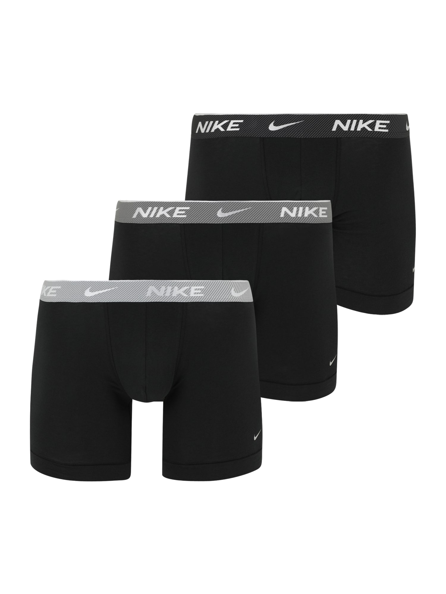 NIKE Underwear Boxeralsók  szürke / fekete / fehér akciós termékkép 1