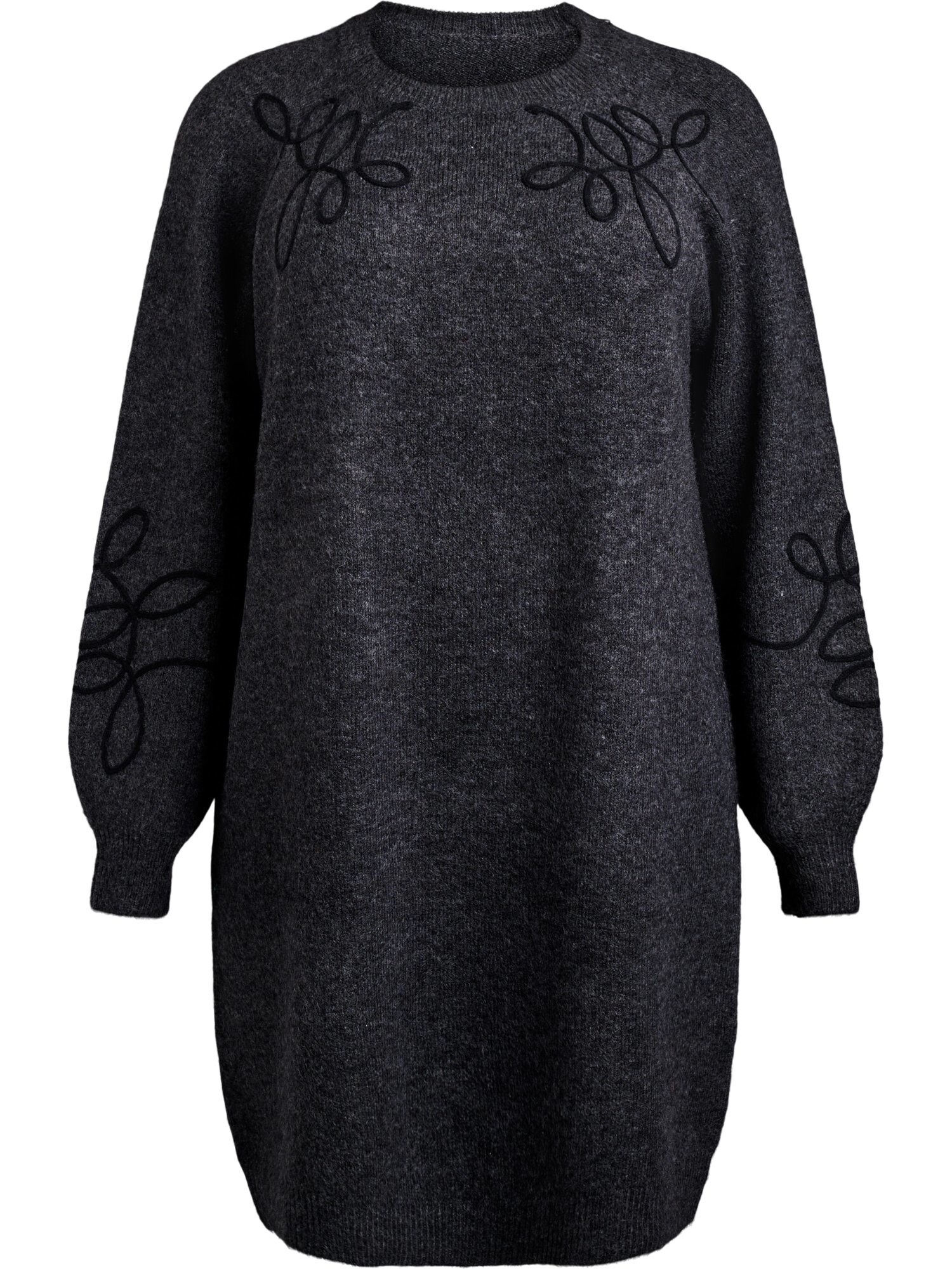 Zizzi Rochie tricotat Malva  gri închis