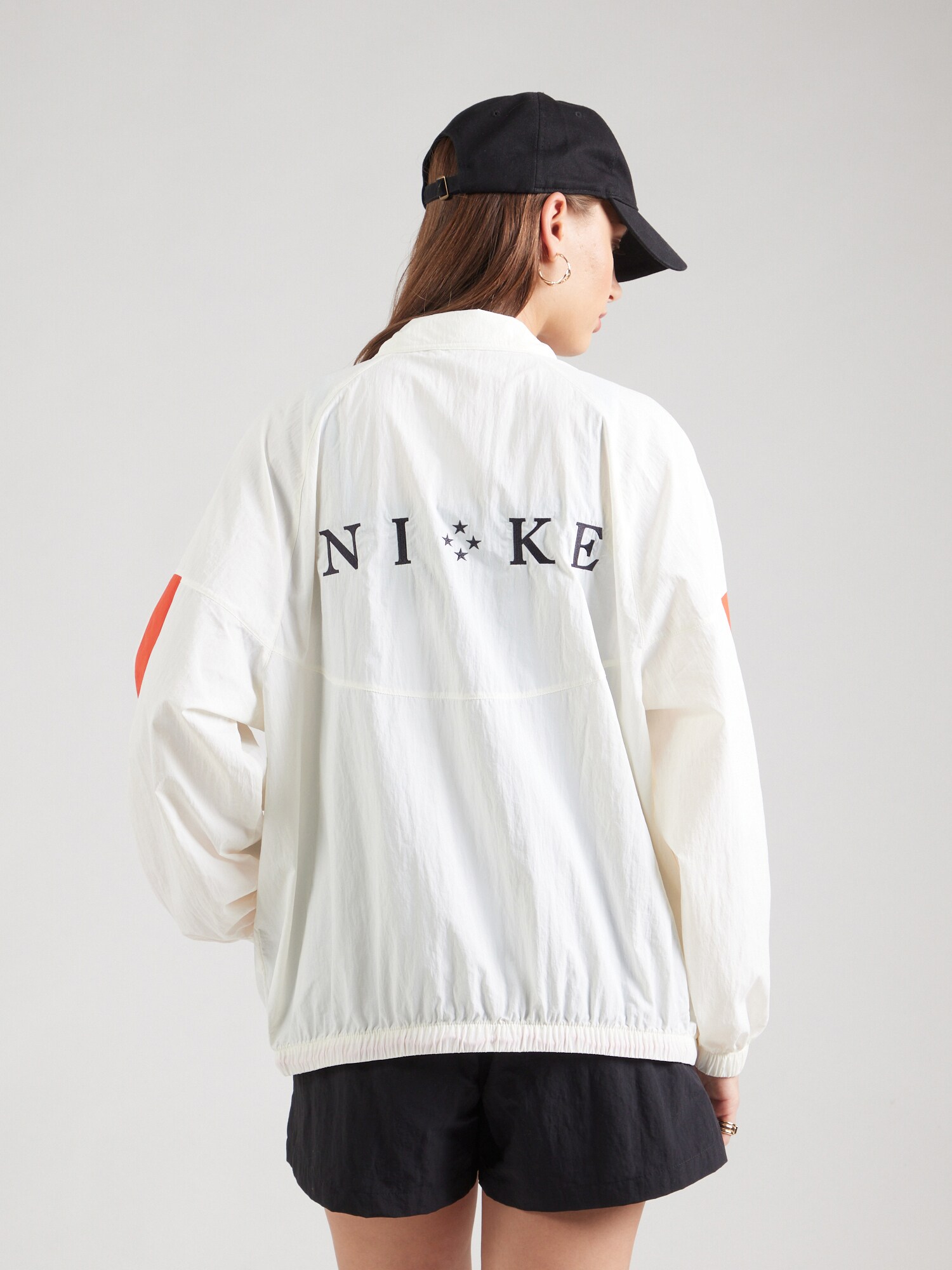 Nike Sportswear Átmeneti dzseki  krém / sötét narancssárga / fekete termék 2. képe