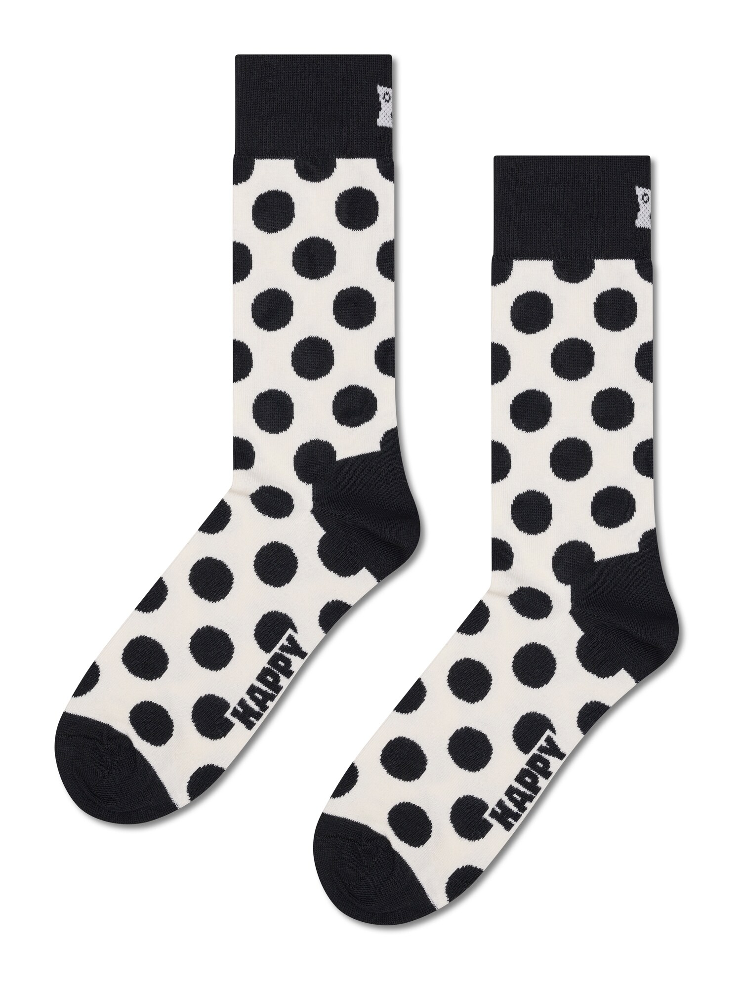 Thumbnail - Happy Socks Socken Black And White