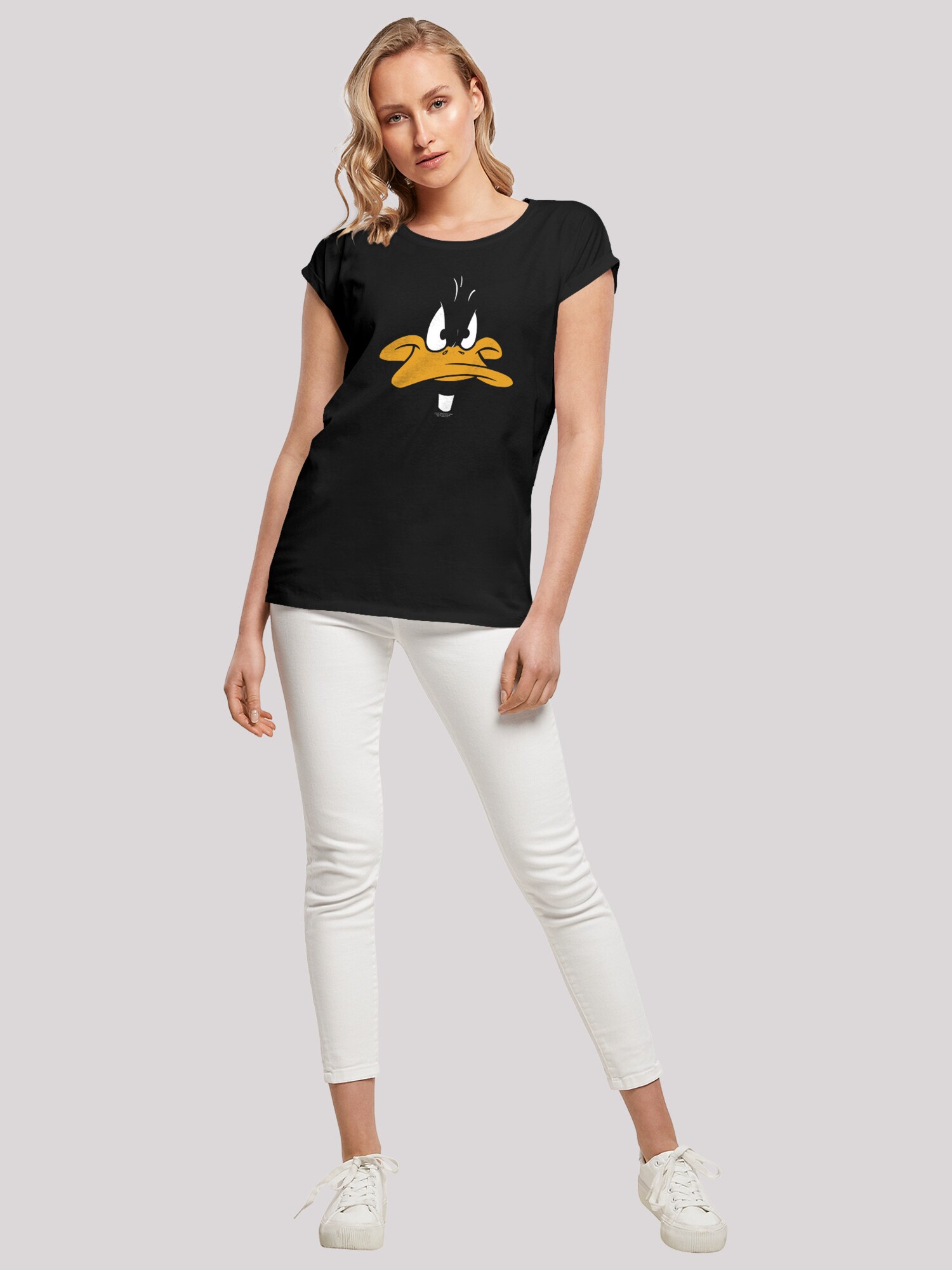Thumbnail - F4NT4STIC T-Shirt Looney Tunes Daffy Duck Big Face