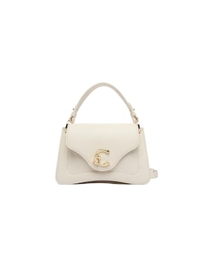 Coccinelle Bolso de mano 'C-Me 30x18x10 cm'  blanco perla