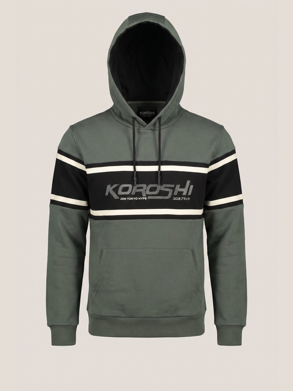 Sweatshirt grön / svart