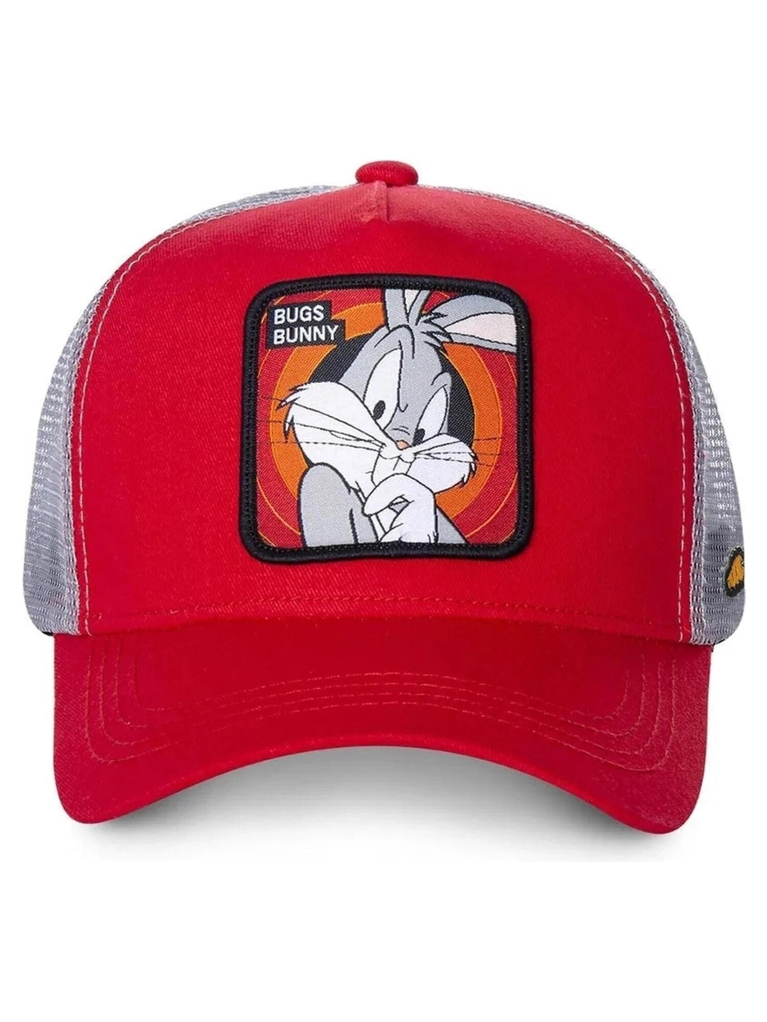 Capslab Gorra 'Gorra capslab roja bugs bunny bordado frente rejilla visera curva'  rojo