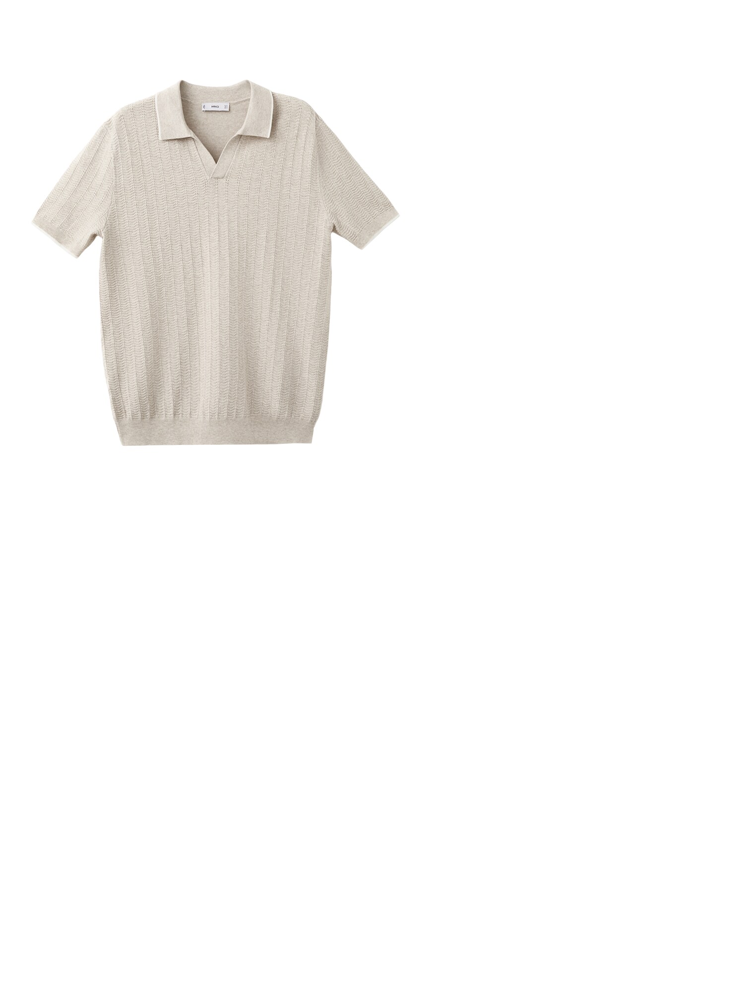 MANGO MAN Pulover TIP  ecru