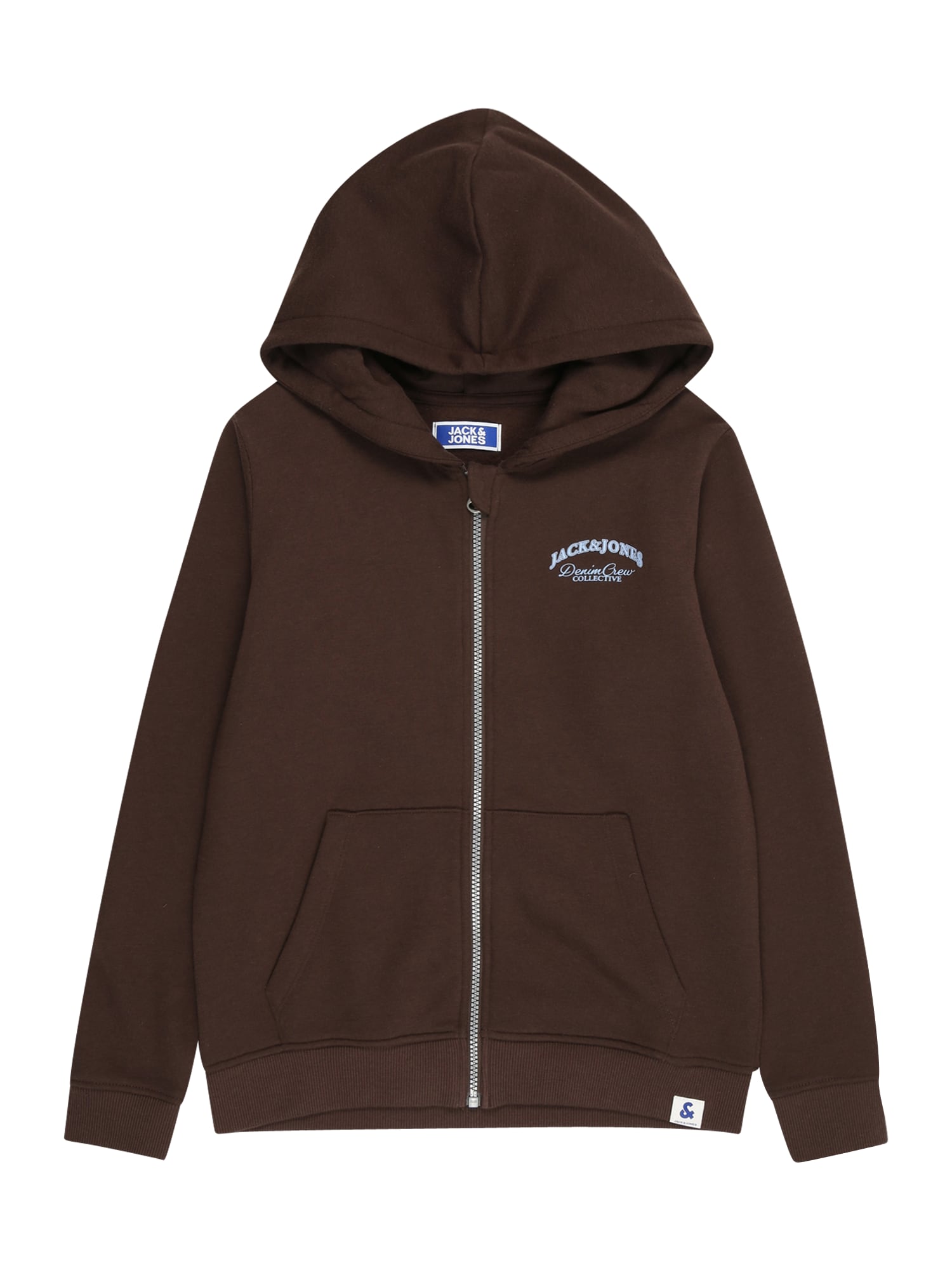 Jack & Jones Junior Tréning dzseki  világoskék / sötét barna akciós termékkép 1