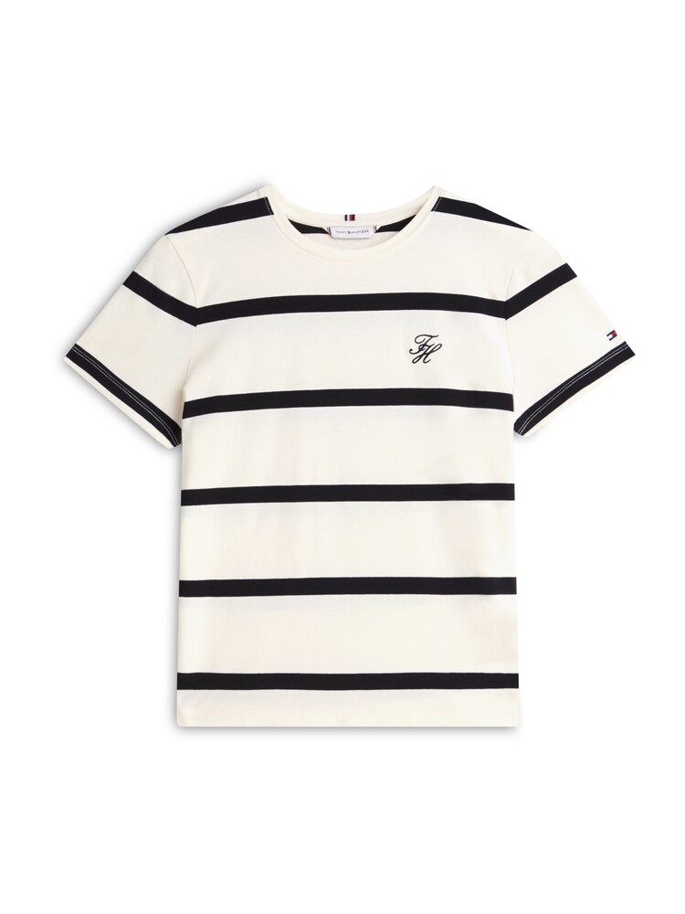 TOMMY HILFIGER T-Shirt Damen Größe XL beige / schwarz