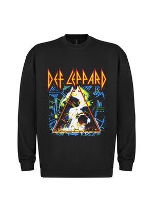 Def Leppard Sudadera 'Def Leppard - Hysteria   Sweatshirt Sweatshirt'  negro