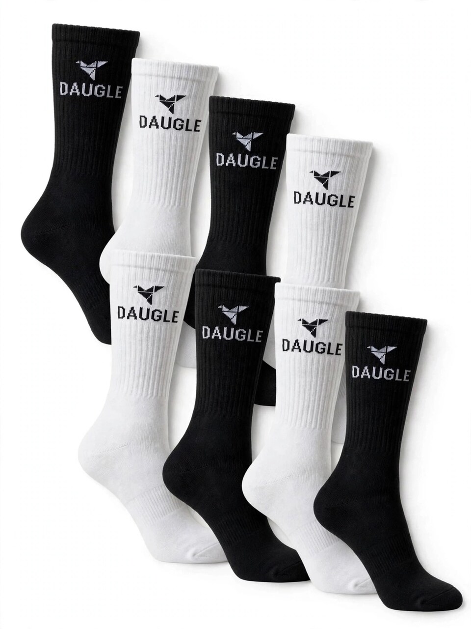Sportsockor 'Daugle Sport Socks 2-Pack (Black, White)⁠'