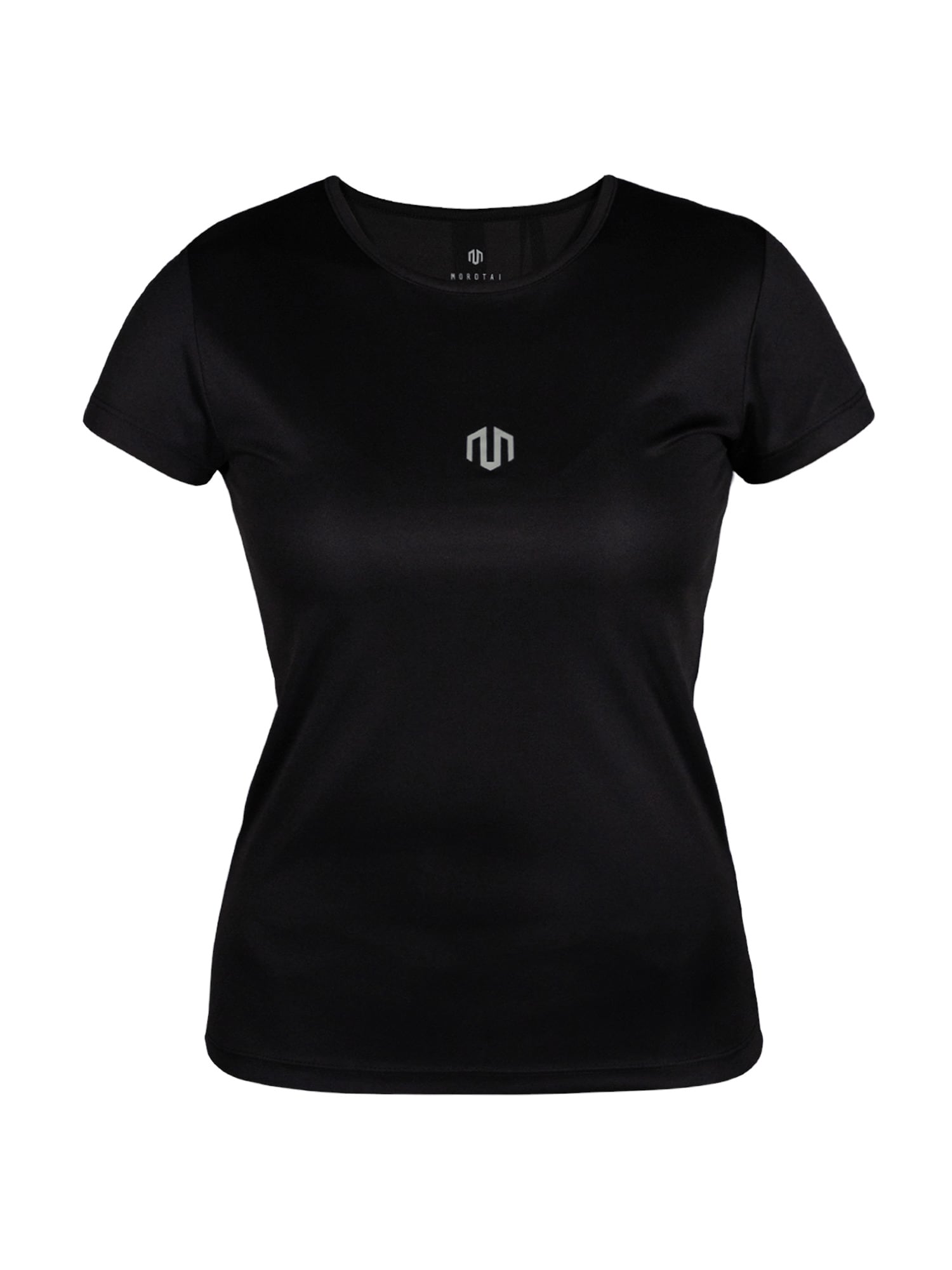 MOROTAI Sportiniai marškinėliai 'Light' juoda / pilka