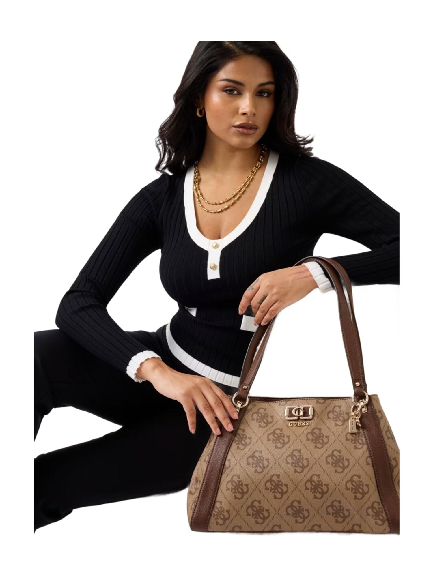 Guess Bolso Karnilla Marrón HWOS99 01220-LGW – imagen 3
