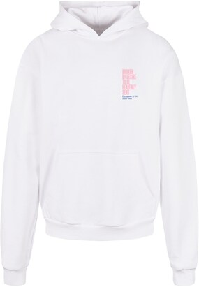 Merchcode Sweatshirt ‘Lewis Capaldi – Tour’ Beige / Blauw / Bruin / Pink / Wit