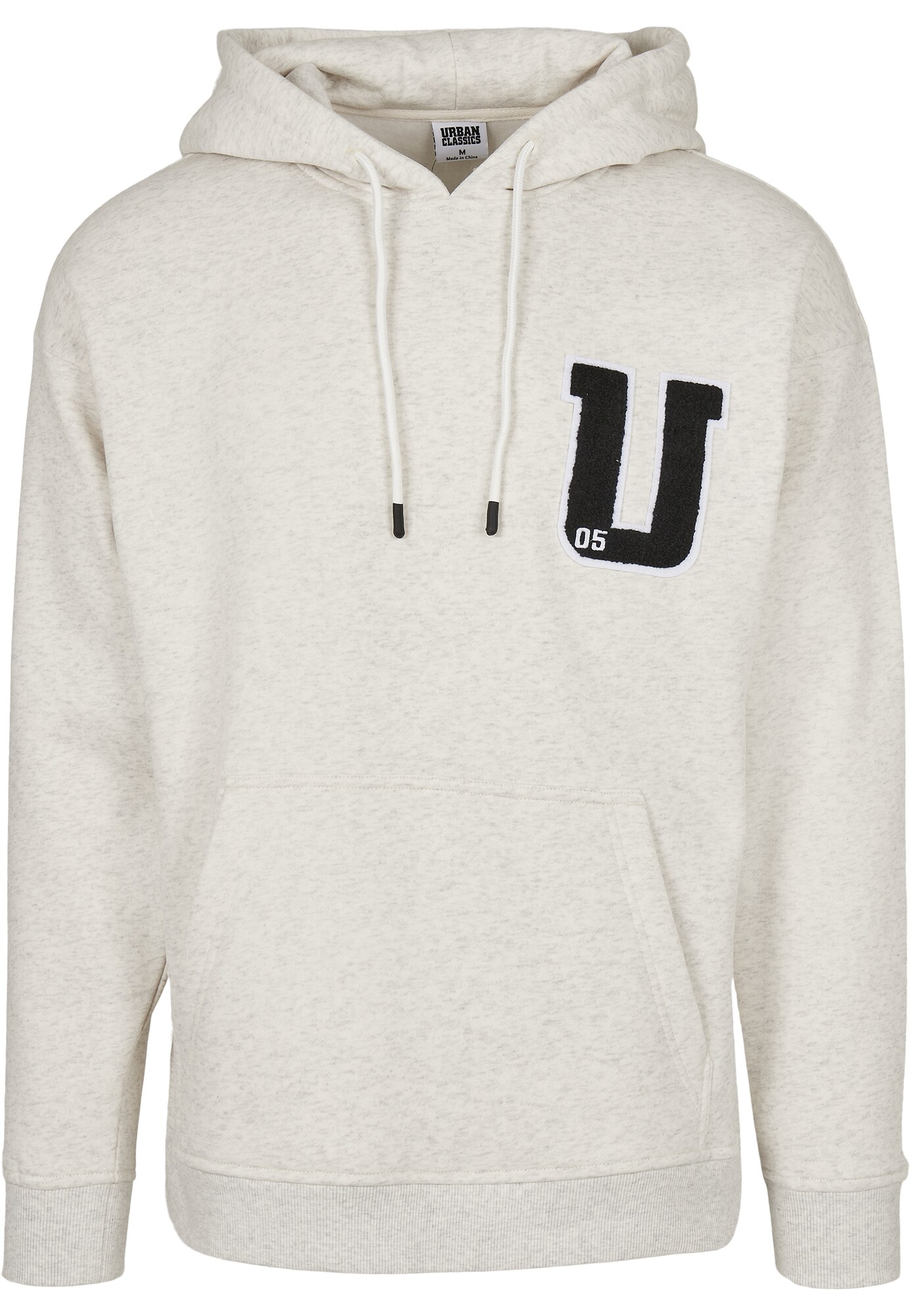 Urban Classics Megztinis be užsegimo  juoda / šviesiai pilka