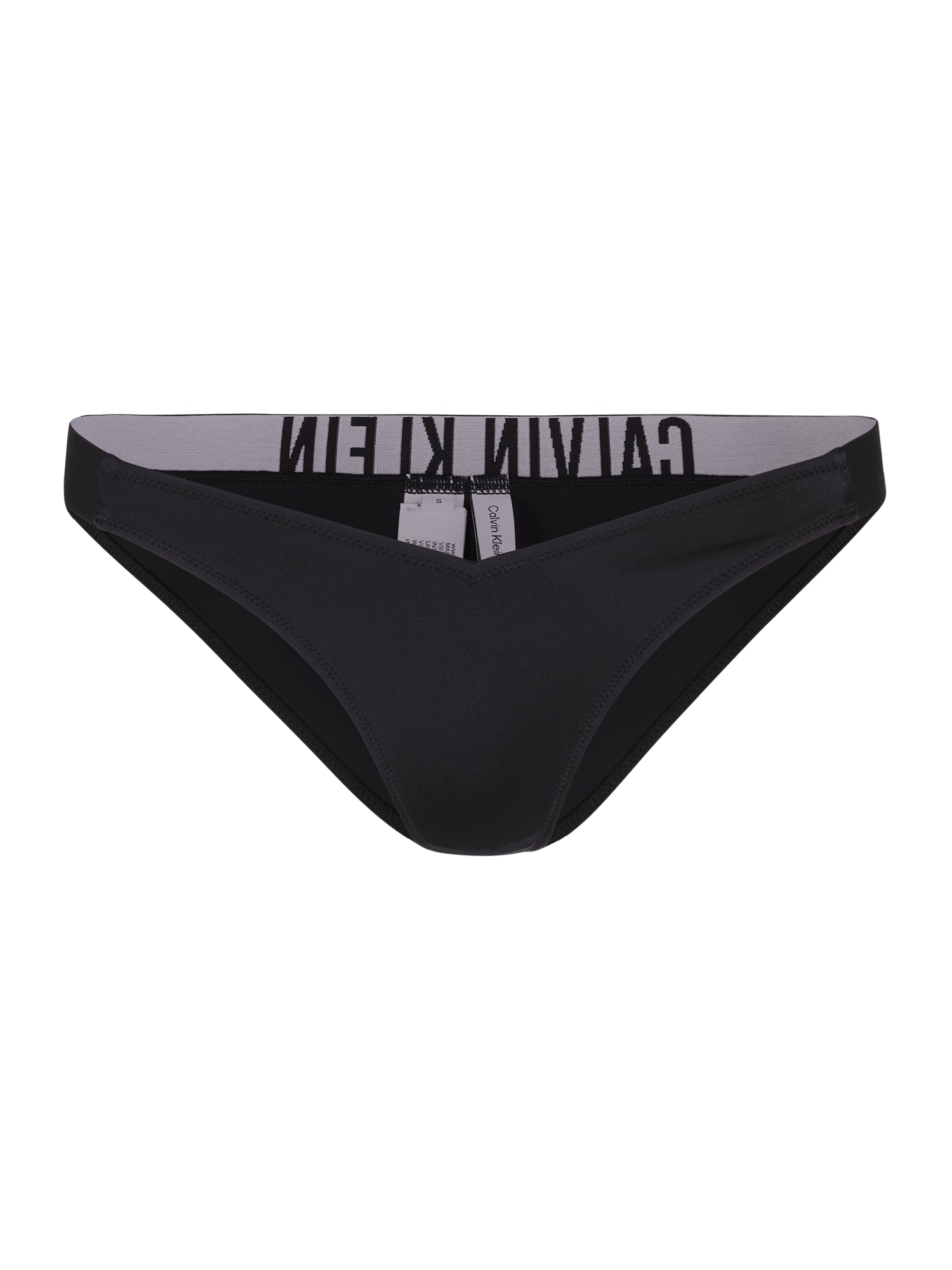 Calvin Klein Swimwear Долнище на бански тип бикини 'Intense Power'  черно / бяло