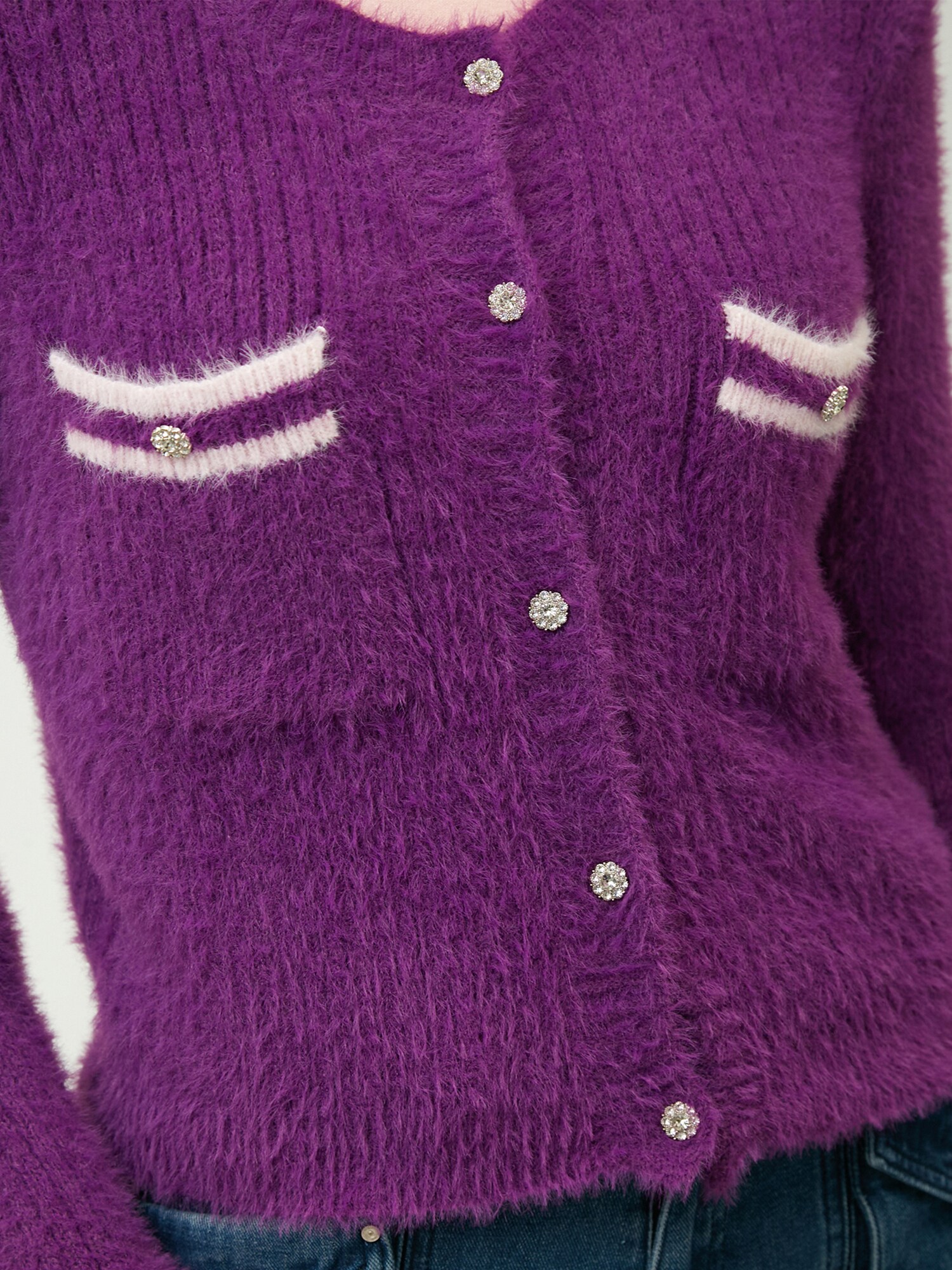 Thumbnail - Influencer Strickjacke Fluffly
