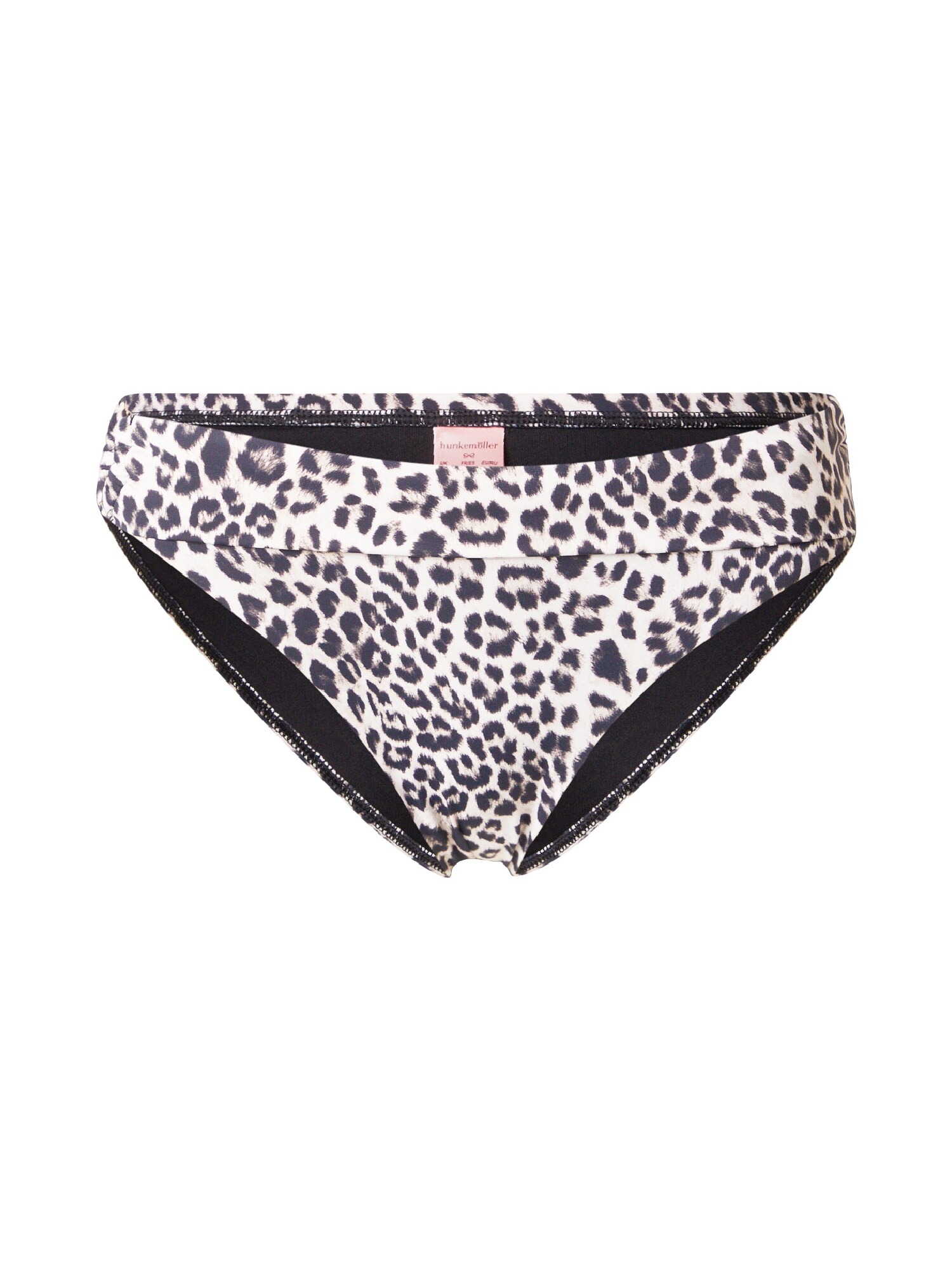 Hunkemöller Slip costum de baie 'Rio'  brocart / negru / alb