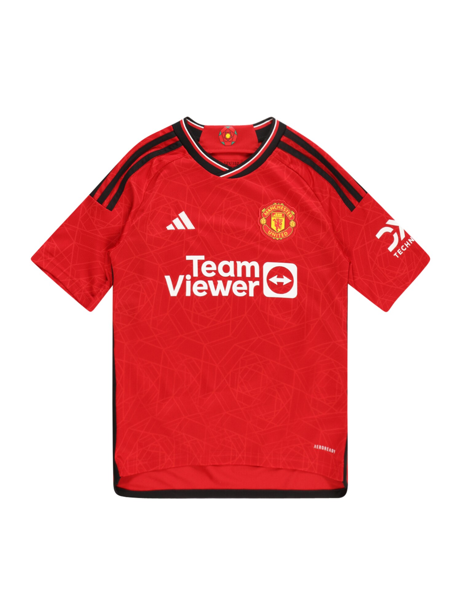 ADIDAS PERFORMANCE Tricou funcțional Manchester United 23/24 Home  roșu / roșu deschis / negru / alb