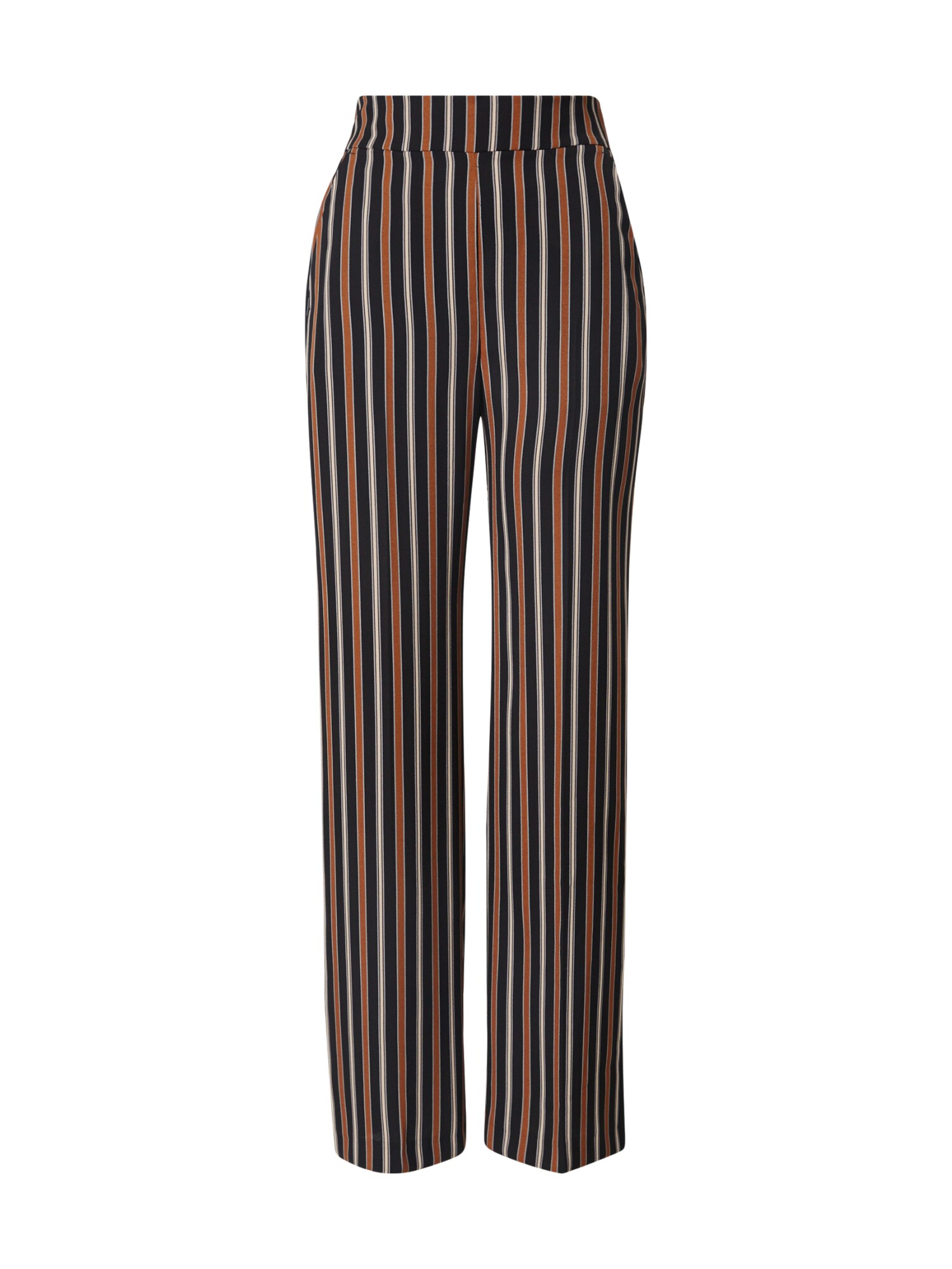 River Island Kelnės 'Abigail'  ruda / balta / tamsiai mėlyna