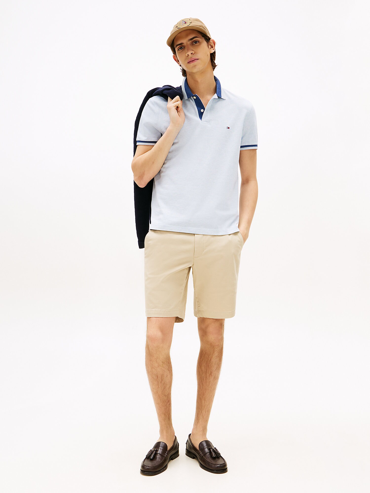TOMMY HILFIGER Tričko námornícka modrá / azúrová (obrázok 4)