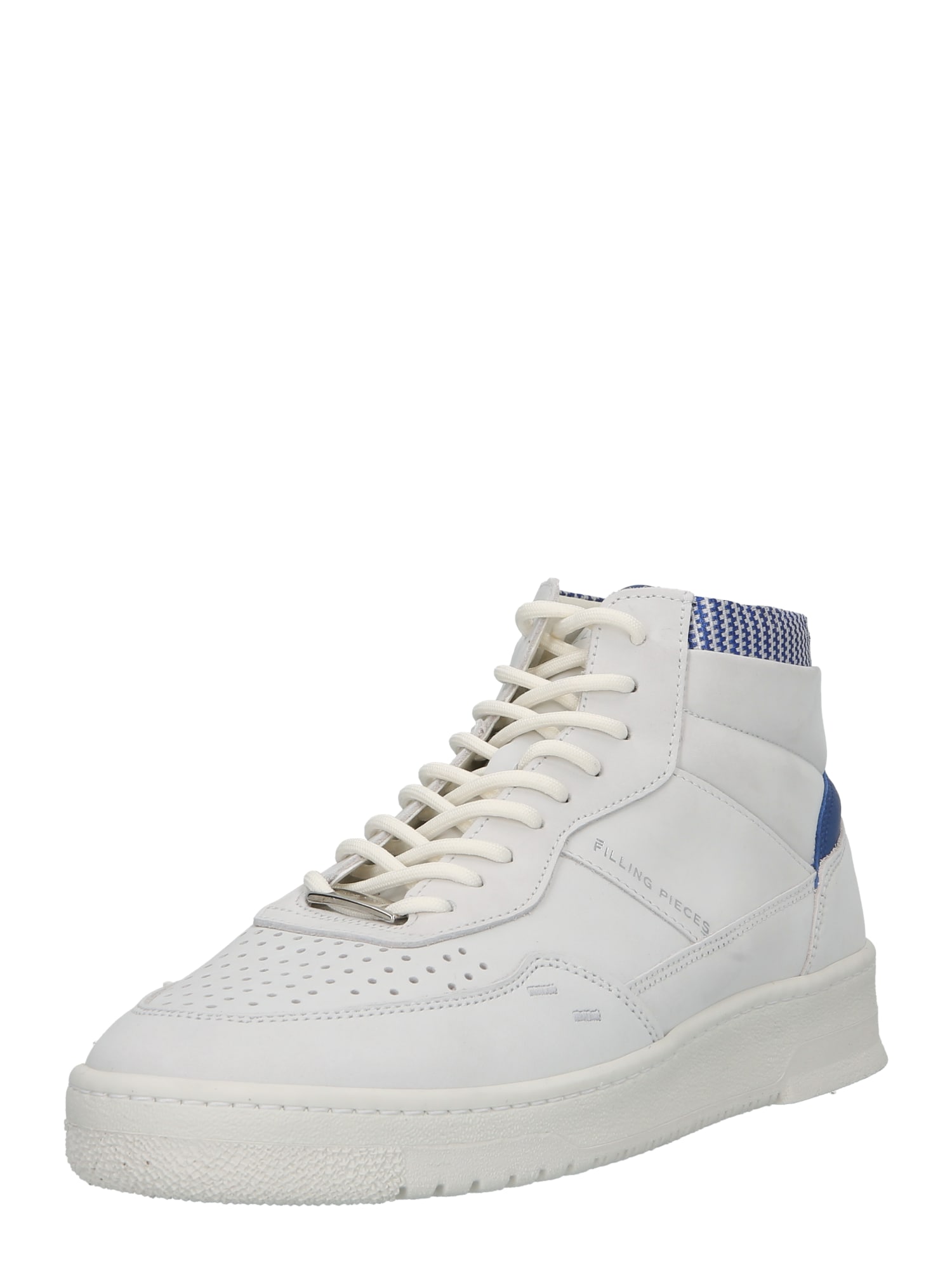 Filling Pieces Sapatilhas altas  azul / branco