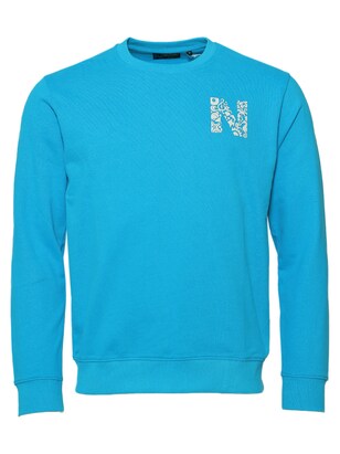 NASSAU Beach Club Sweatshirt ‘ NB231045 ‘ Blauw / Wit