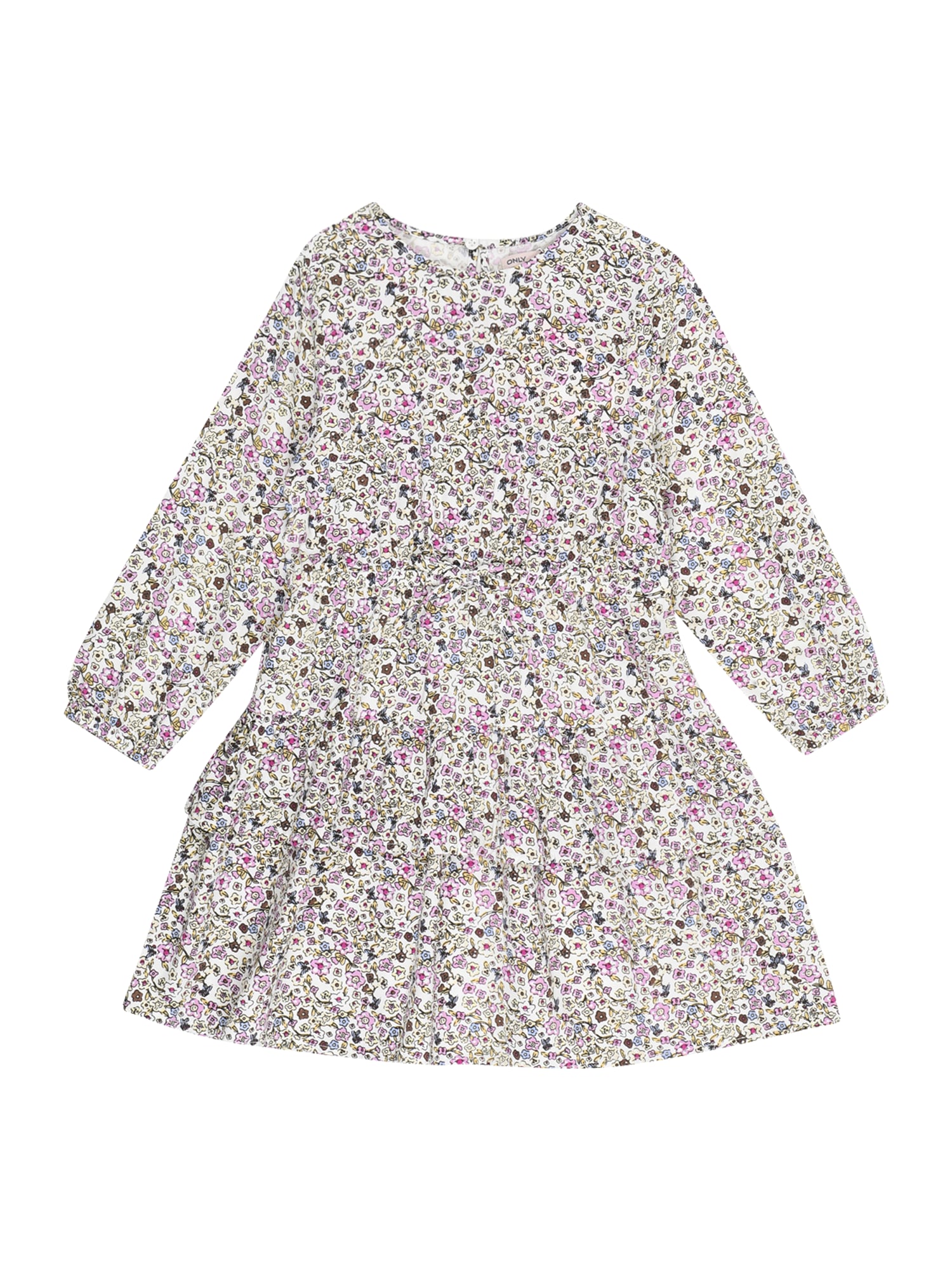 Only Mini Rochie  maro / galben deschis / lila / alb