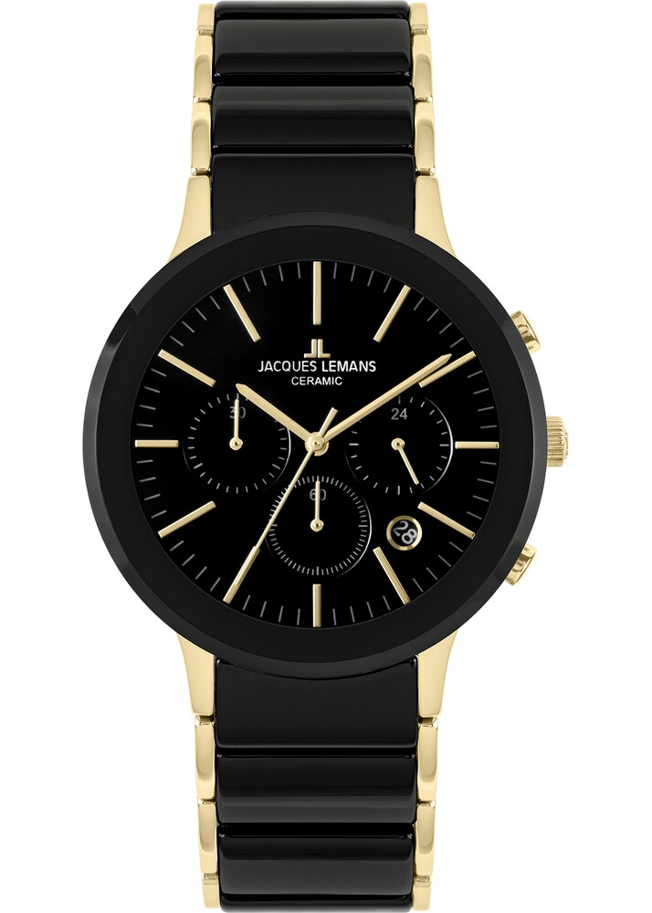 Jacques Lemans Uhr Herren Größe One Size gold / schwarz