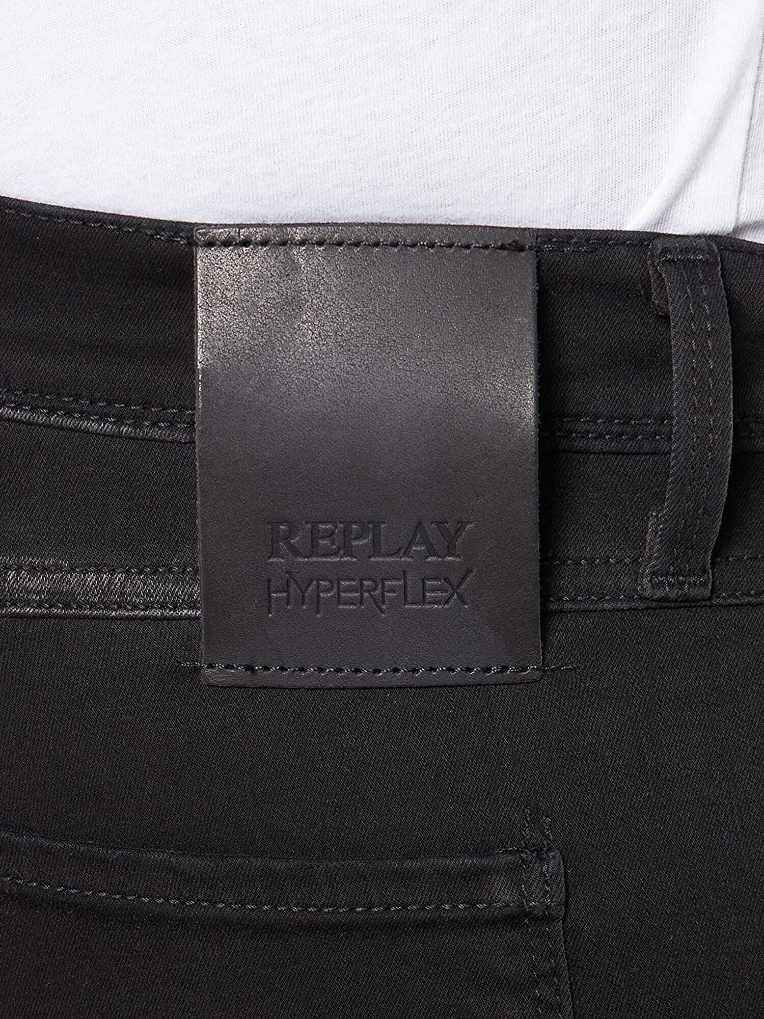 REPLAY Vaquero 'Anbass' negro denim – imagen 4