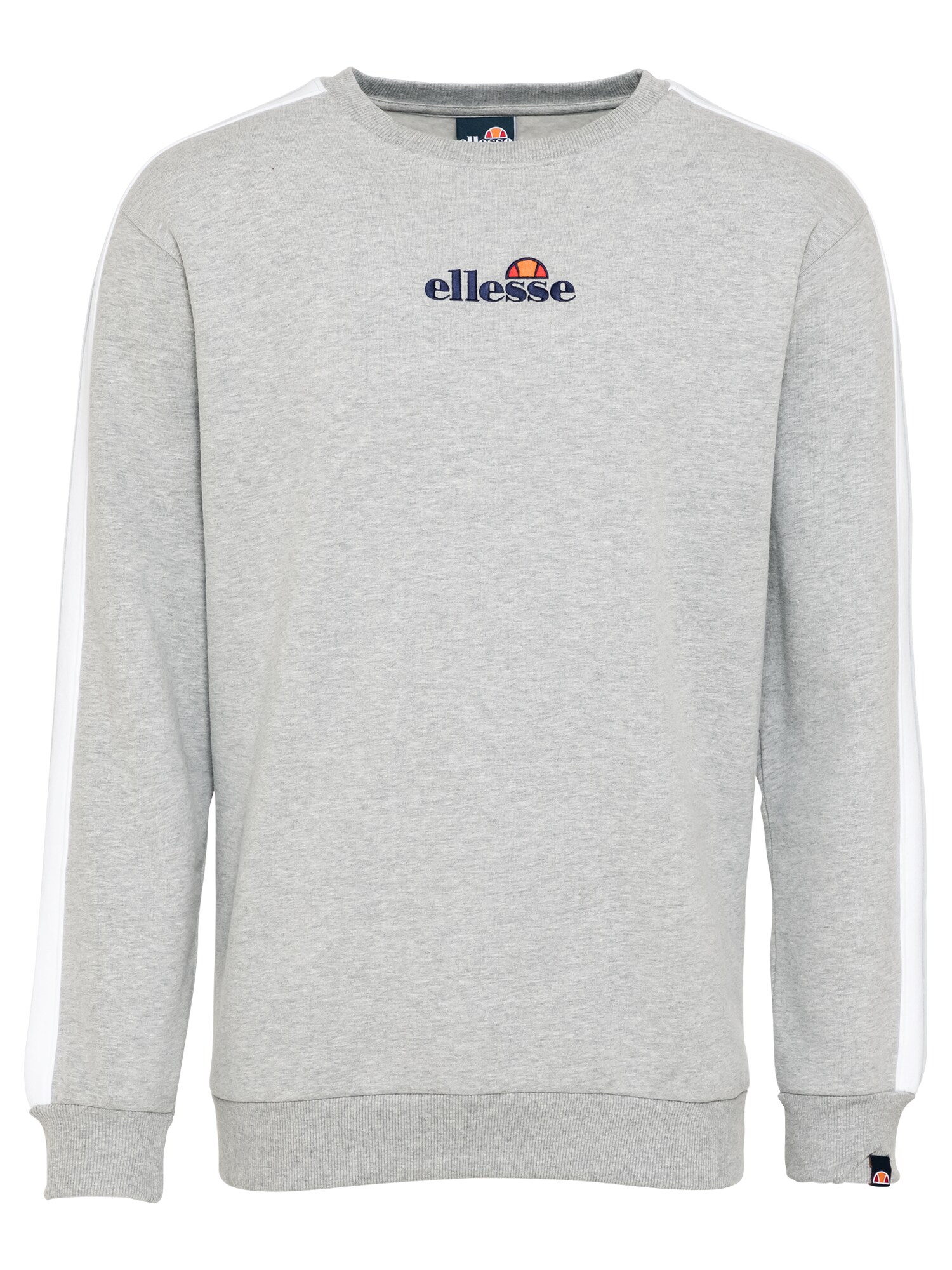 ELLESSE Megztinis be užsegimo 'Buralto'  šviesiai pilka / balta / oranžinė-raudona / oranžinė / nakties mėlyna