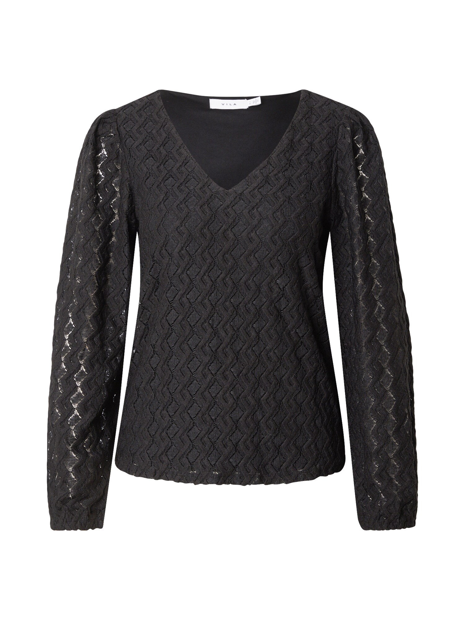 VILA Bluză VIFerya  negru