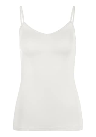 LASCANA, Top, béžová & bílá