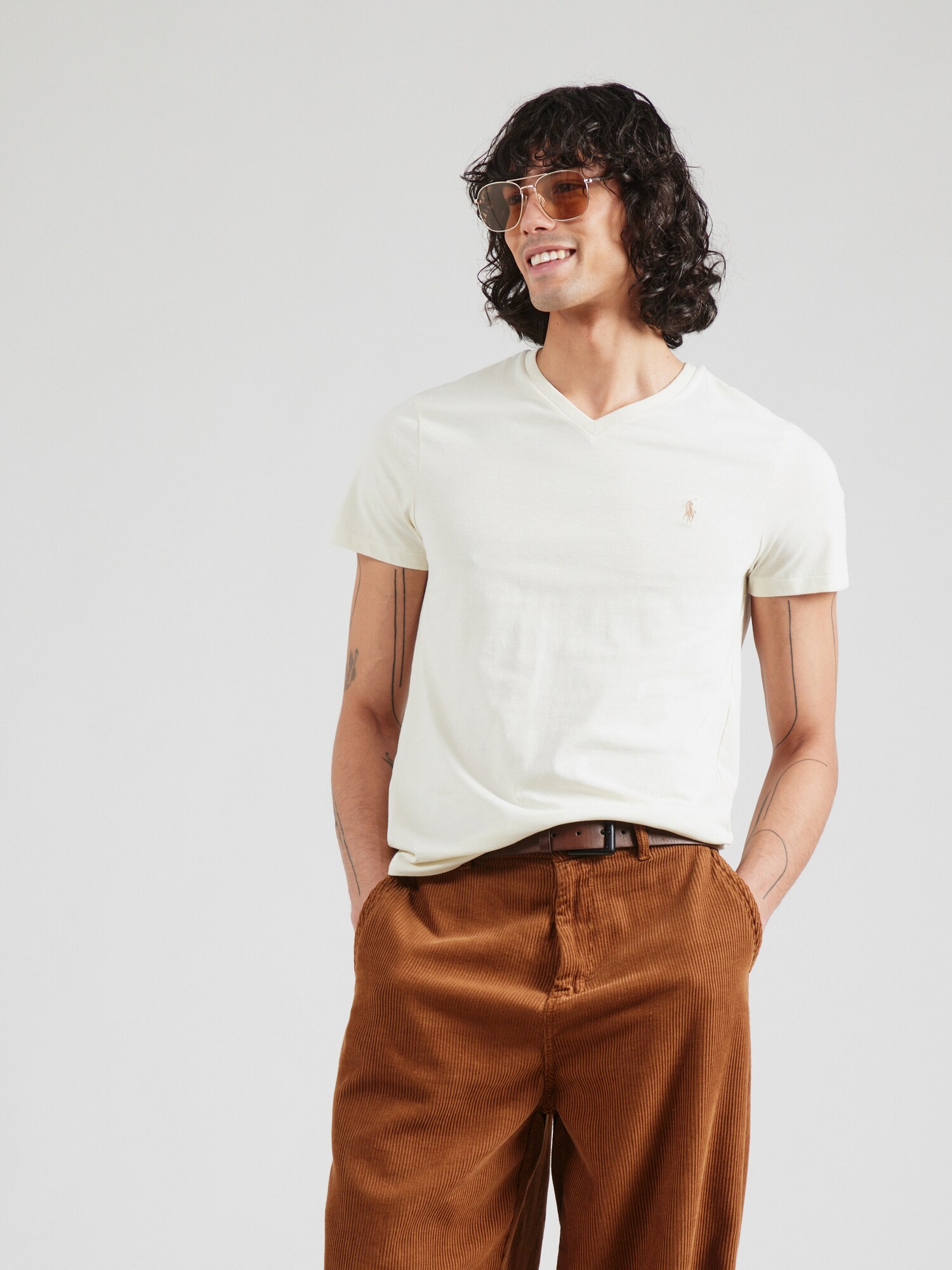 Polo Ralph Lauren Póló  világos bézs / barna termék 2. képe