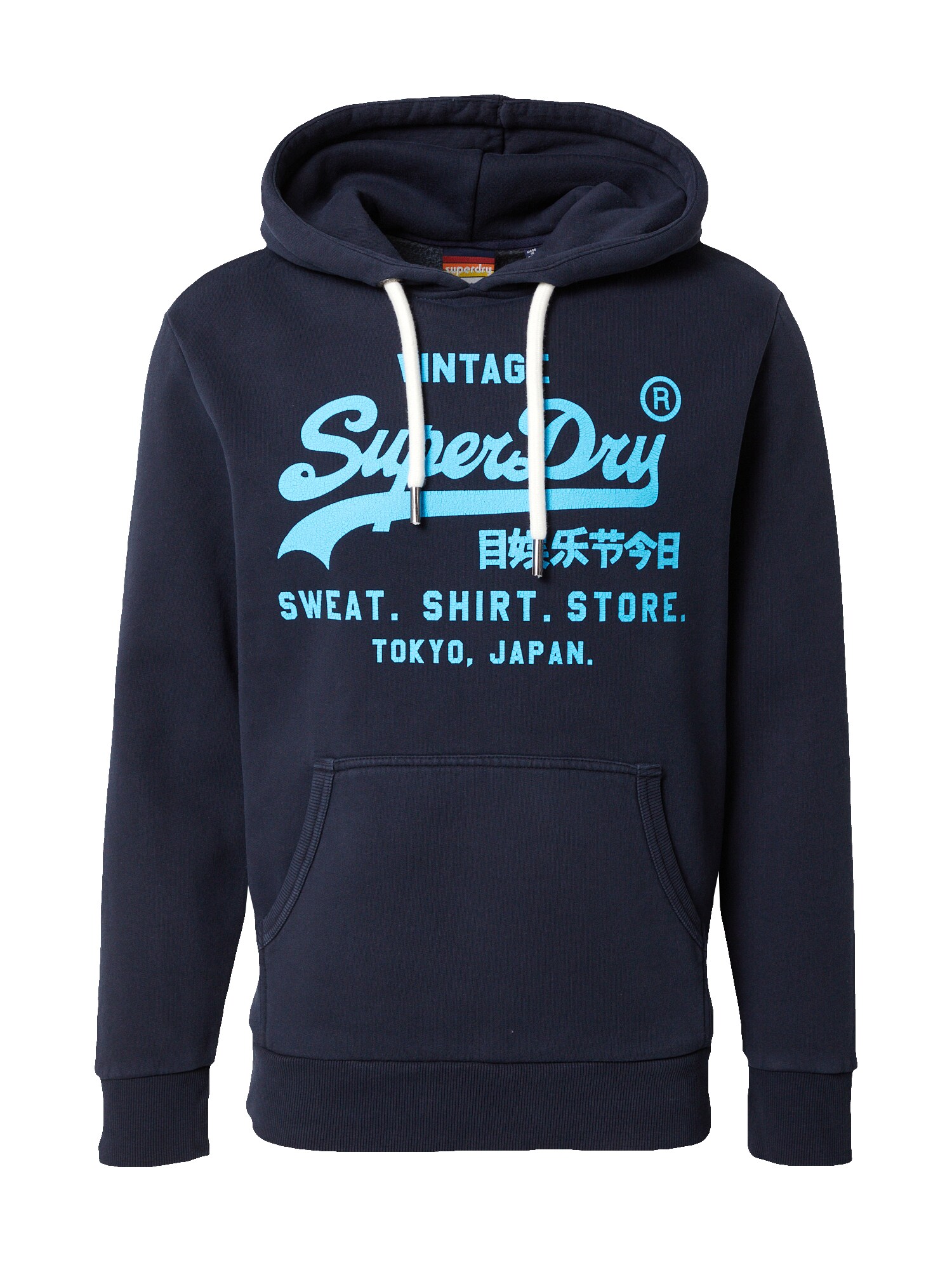 Superdry Mikina 'Vintage'  svetlomodrá / tmavomodrá