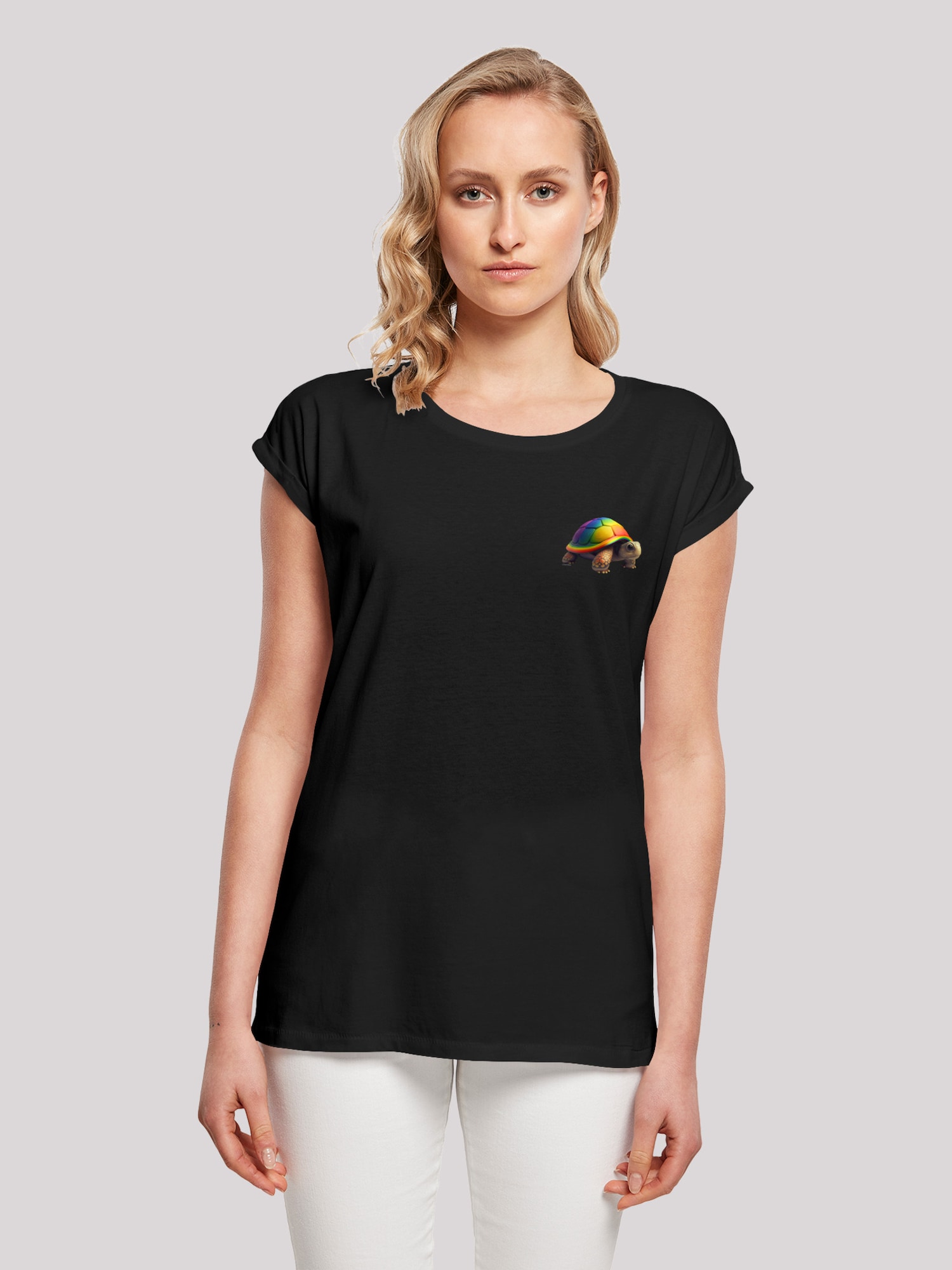 Thumbnail - F4NT4STIC Shirt Rainbow Turtle
