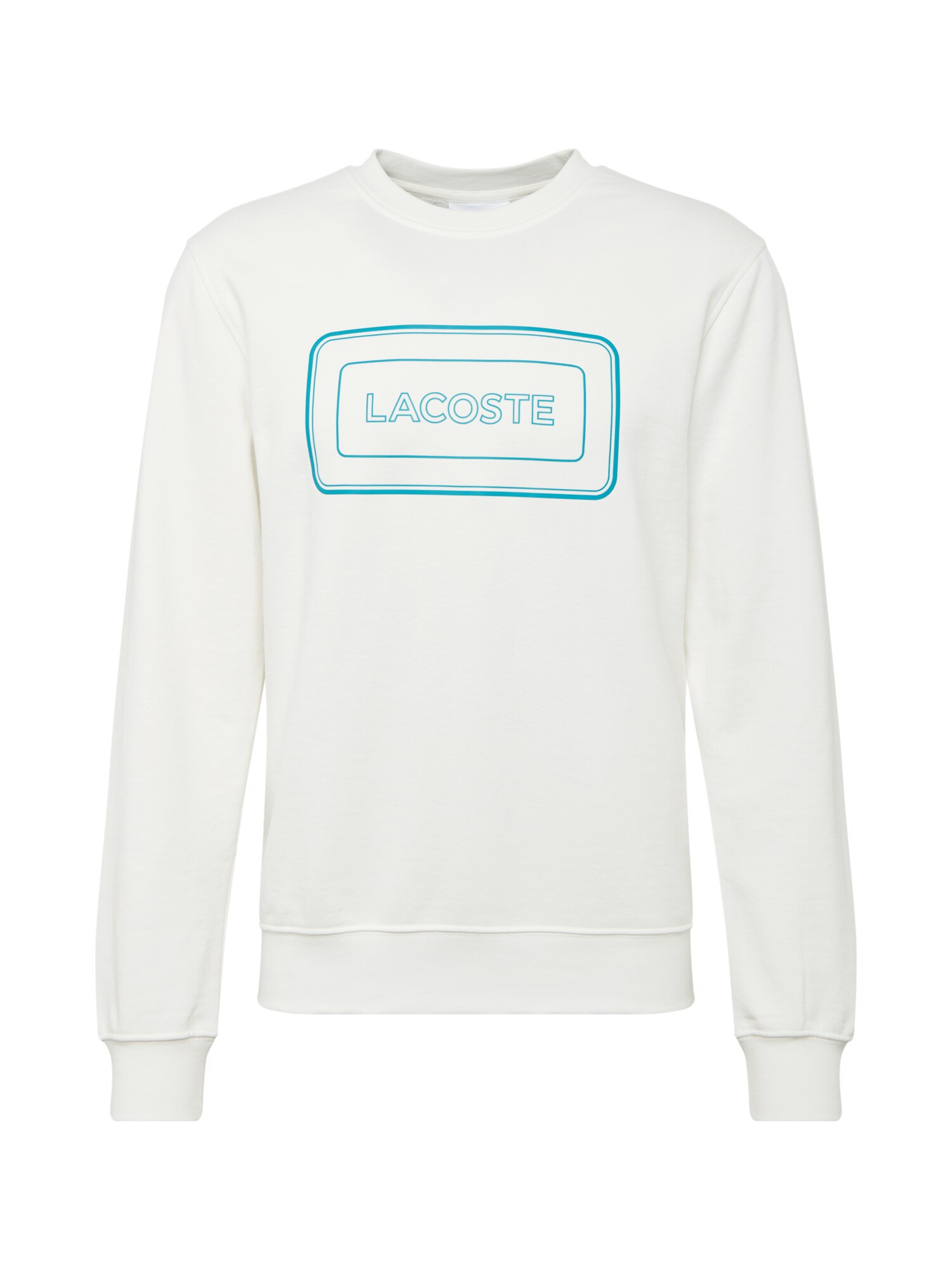 LACOSTE Megztinis be užsegimo  balta / vandens spalva