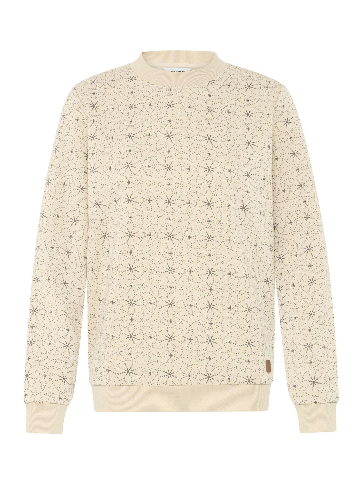 Oxmo Sudadera 'OXKAREN ONECK'  gris claro / negro