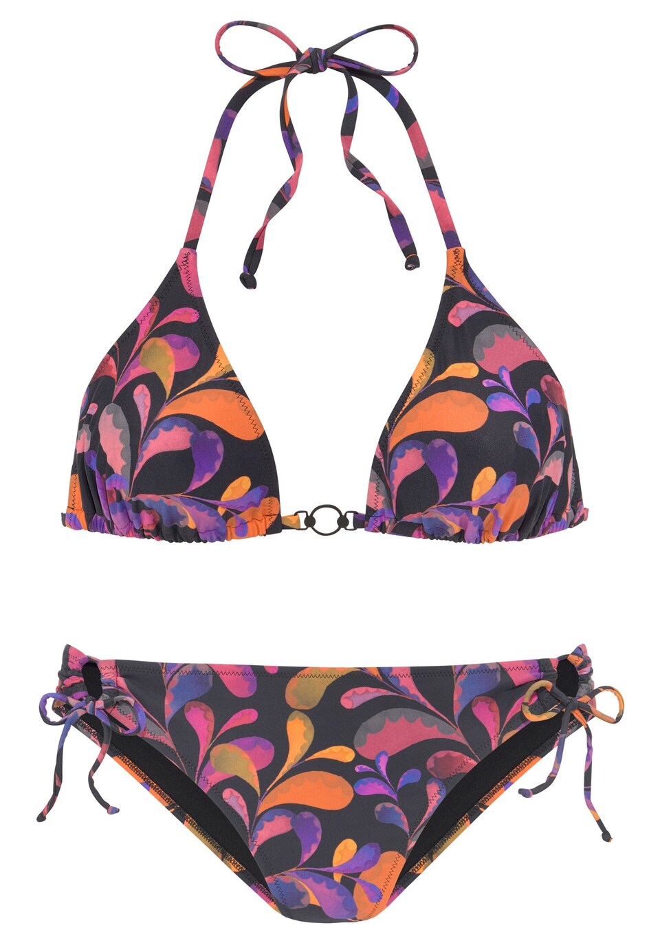 Bikini lila / orange / rosa